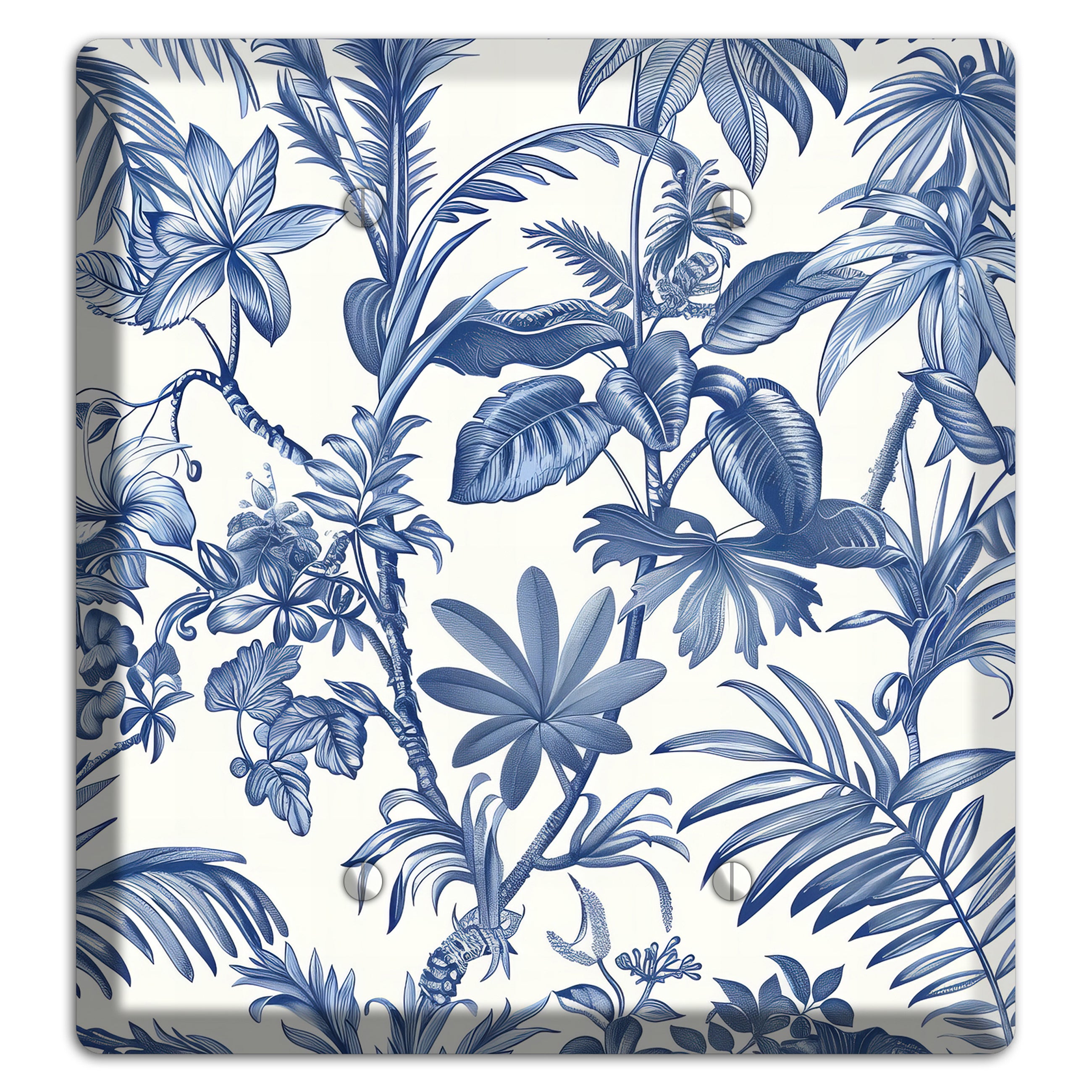 Tropic Indigo Reverie 2 Blank Wallplate