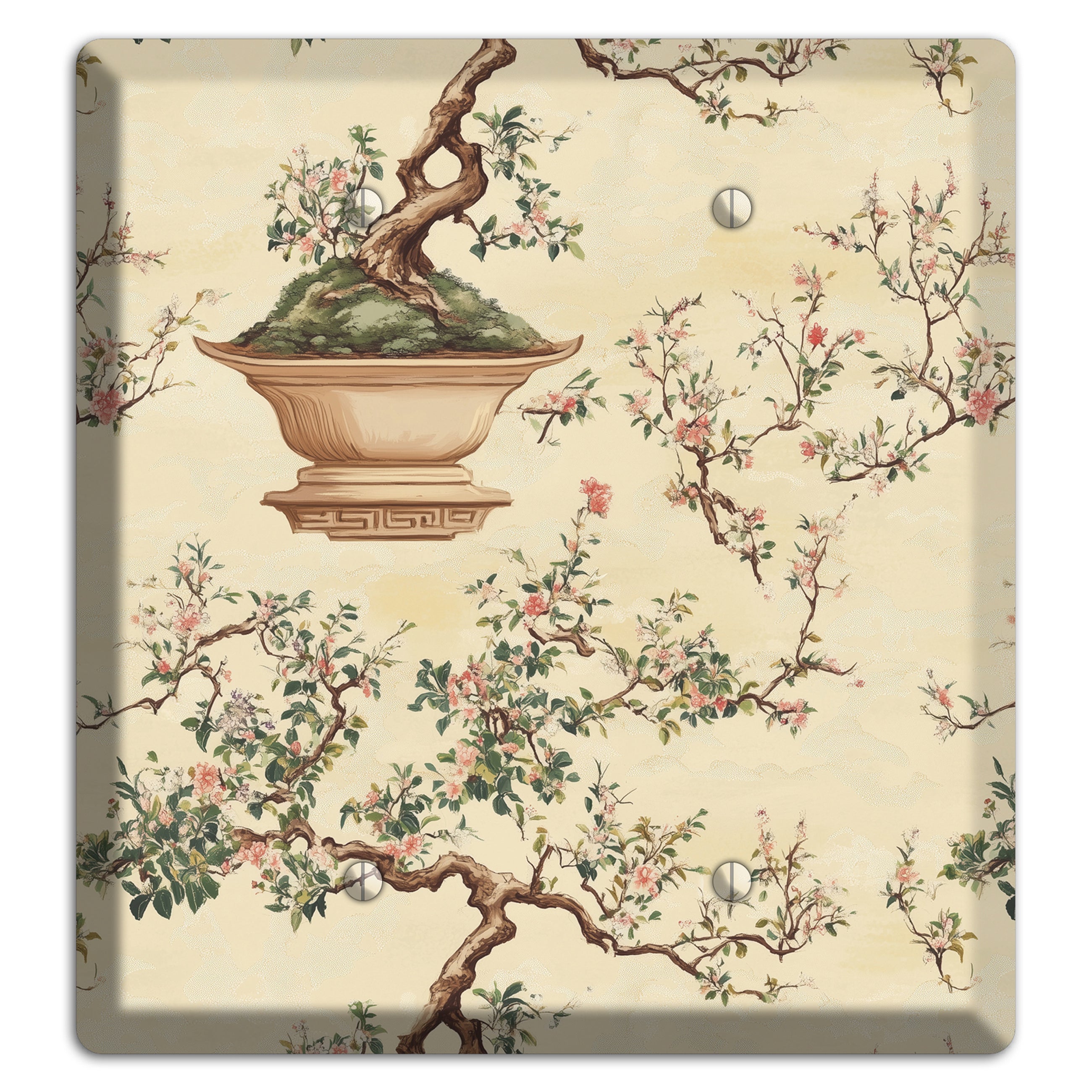 Bonsai & Blossom 2 Blank Wallplate