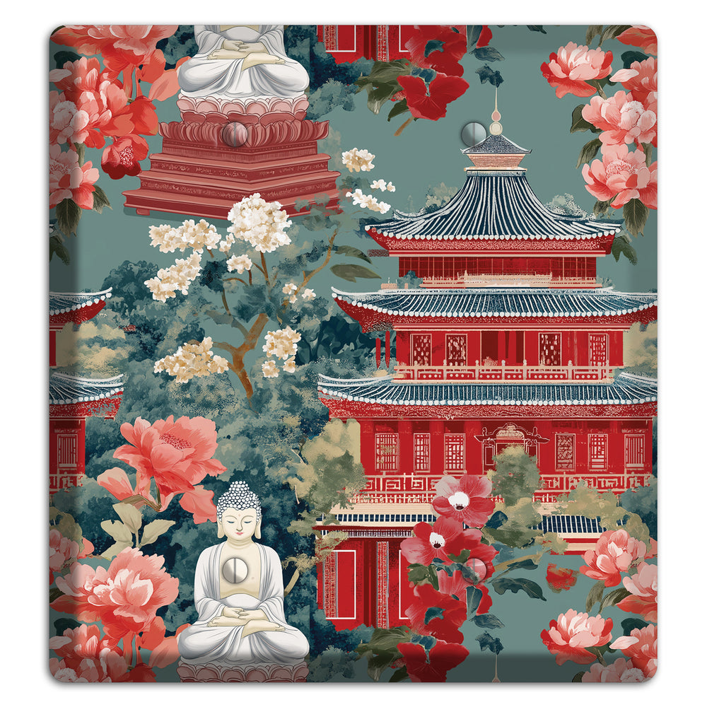 Lotus Temple Garden 2 Blank Wallplate