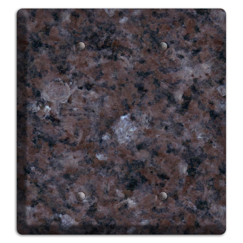 Tan Brown Granite 2 Blank Wallplate
