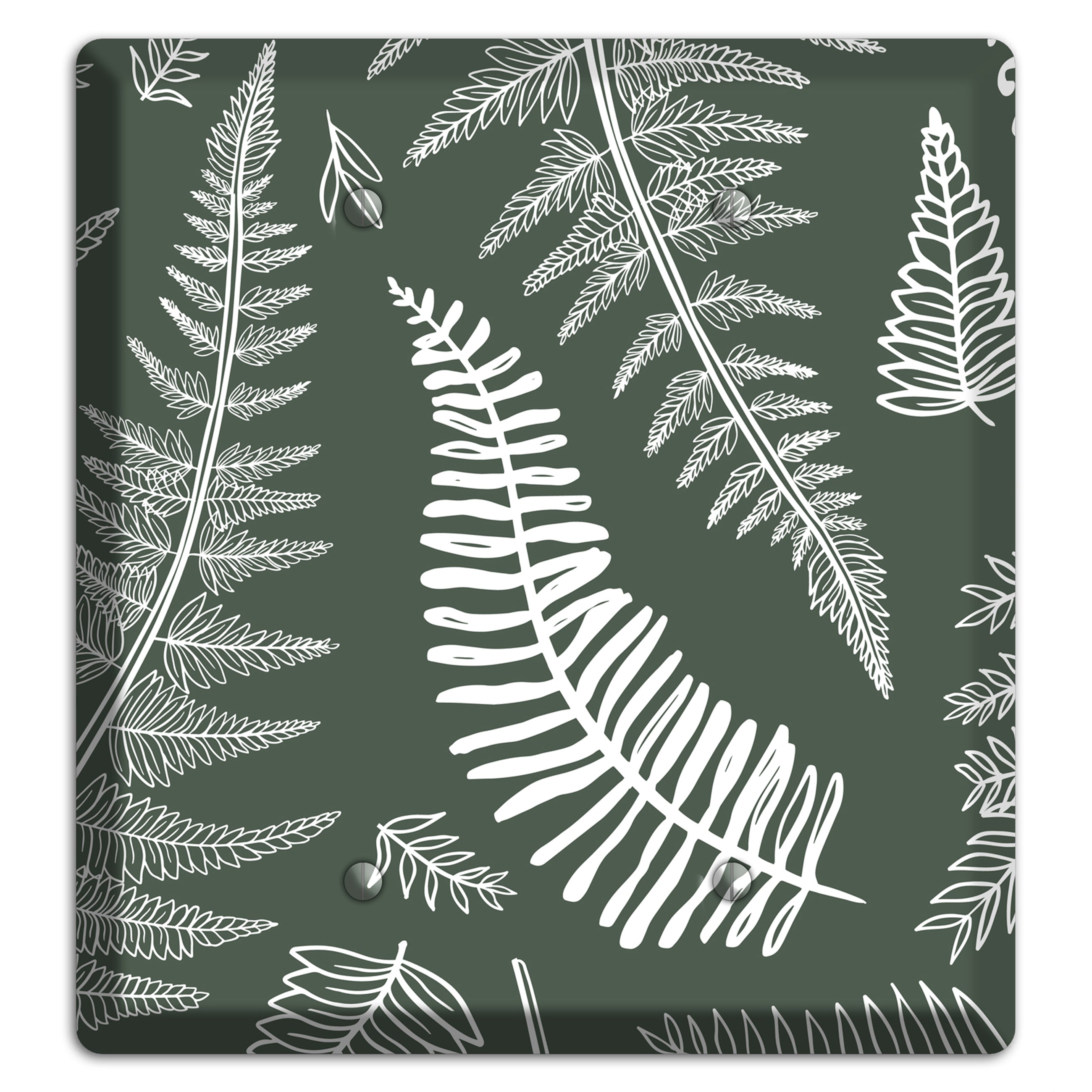 Forest Floor Etching 2 Blank Wallplate