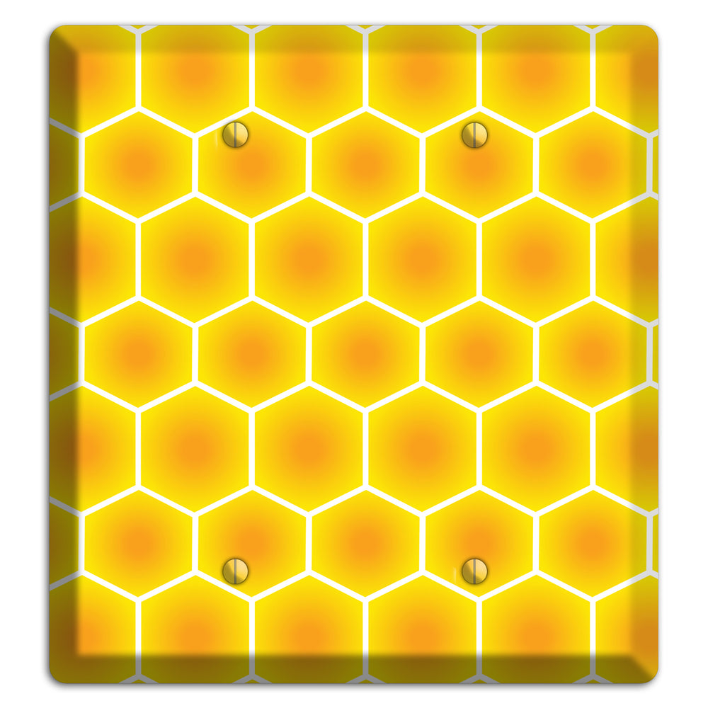 Liquid Gold Grid 2 Blank Wallplate
