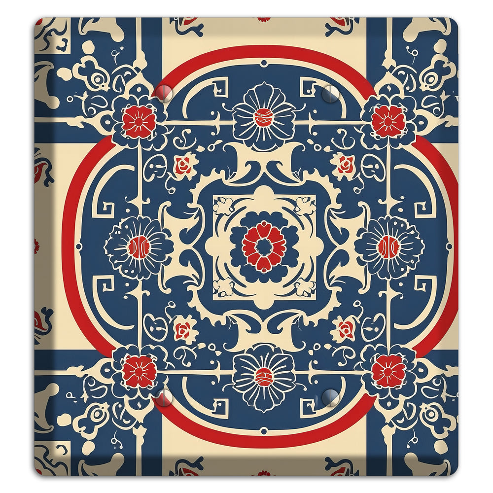 Imperial Medallion Court 2 Blank Wallplate