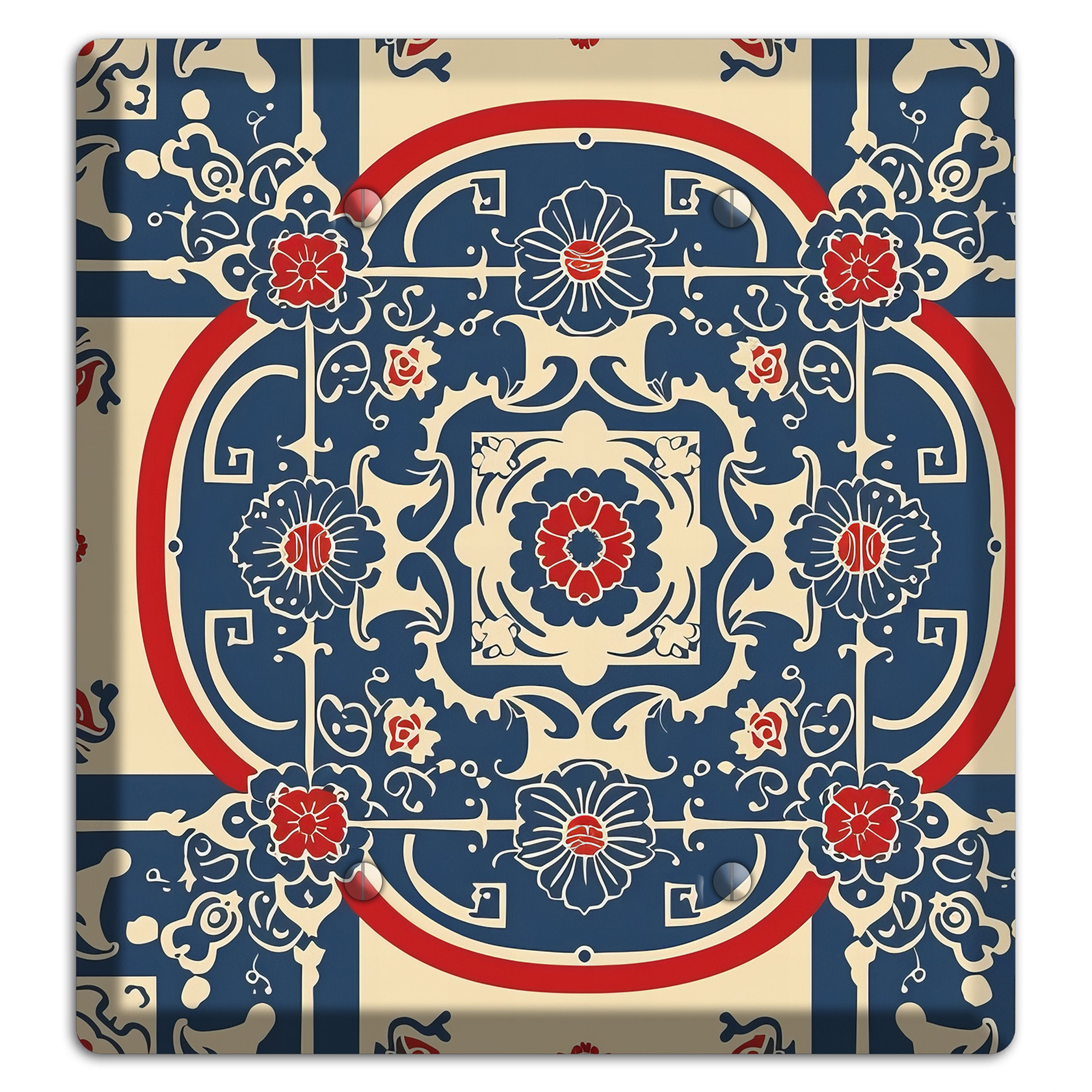 Imperial Medallion Court 2 Blank Wallplate