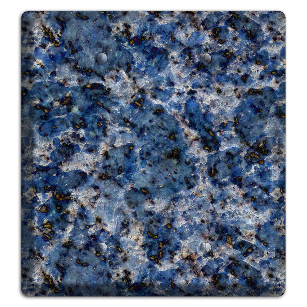 Blue Bahia Granite 2 Blank Wallplate