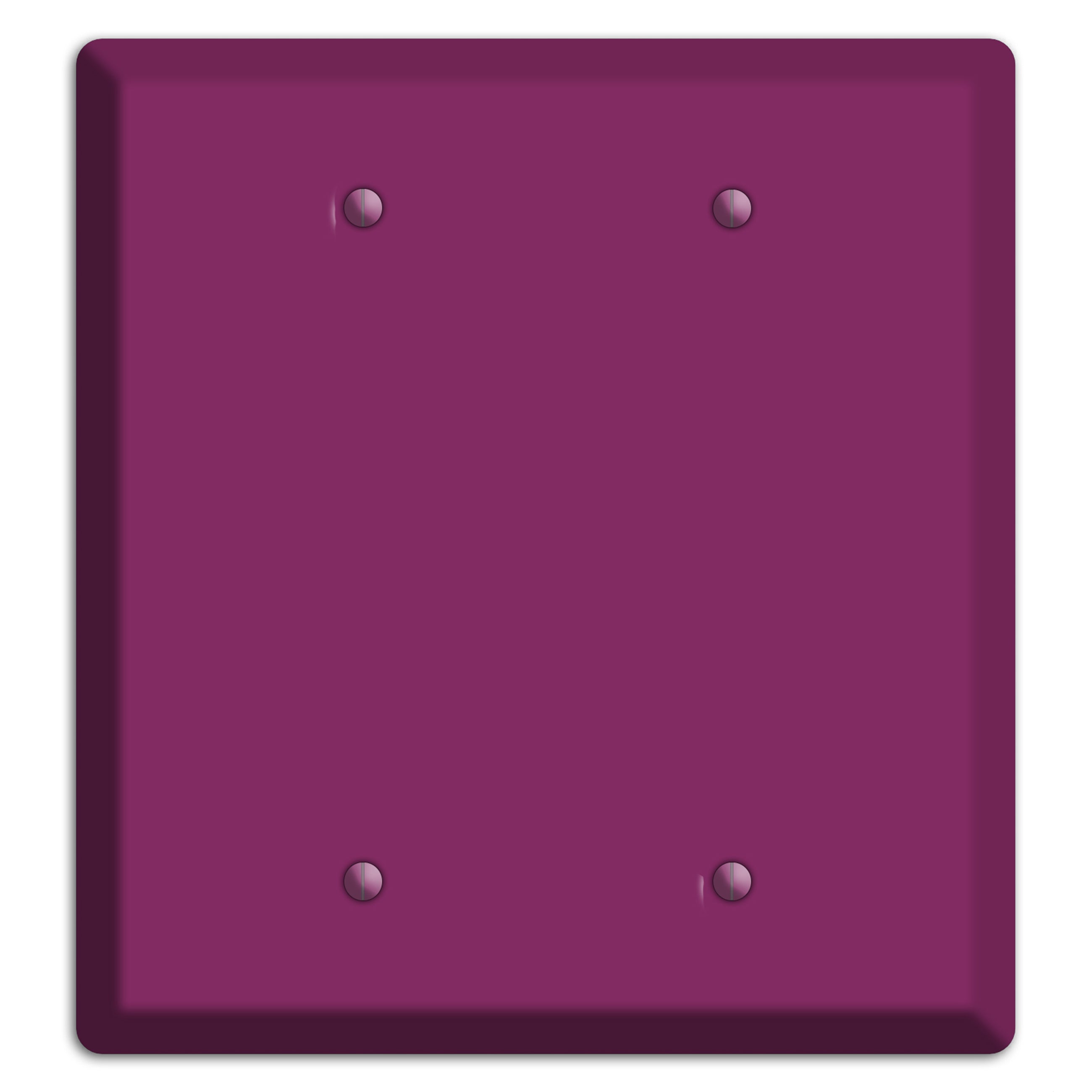 Baxter Plum Wine 2 Blank Wallplate