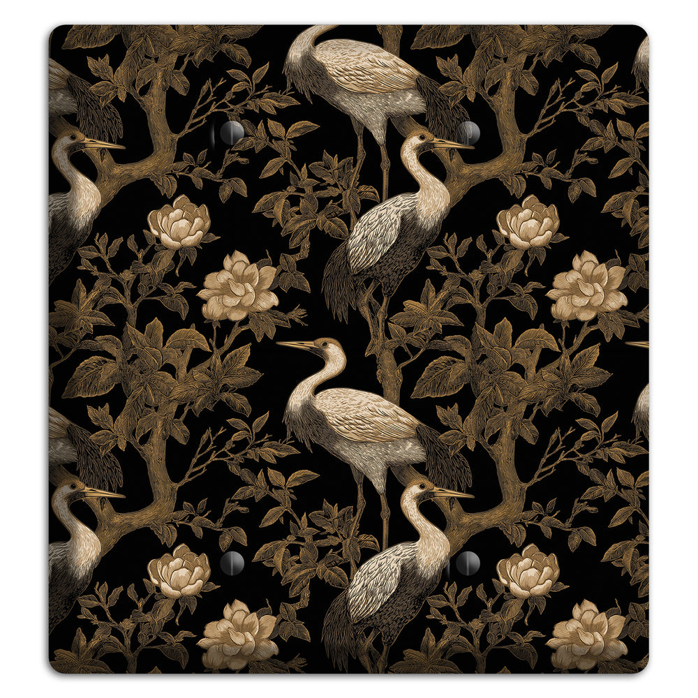 Obsidian Heron Dusk 2 Blank Wallplate