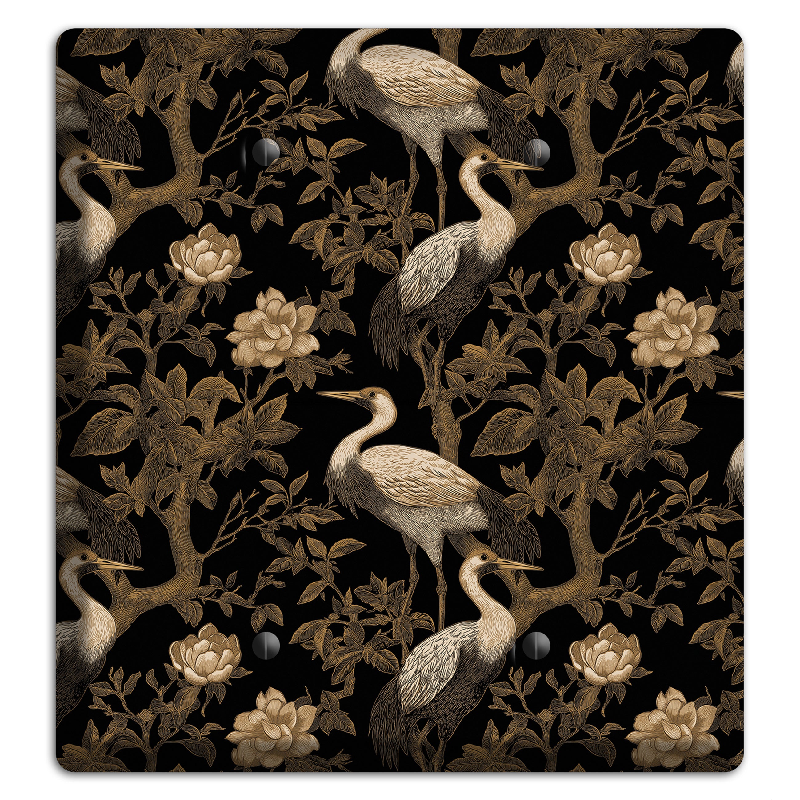 Obsidian Heron Dusk 2 Blank Wallplate