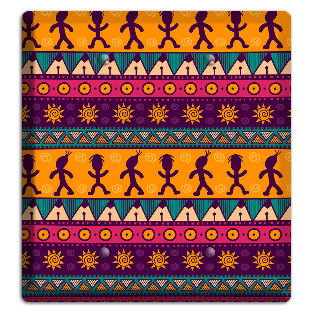 Tribal Rhythm 2 Blank Wallplate