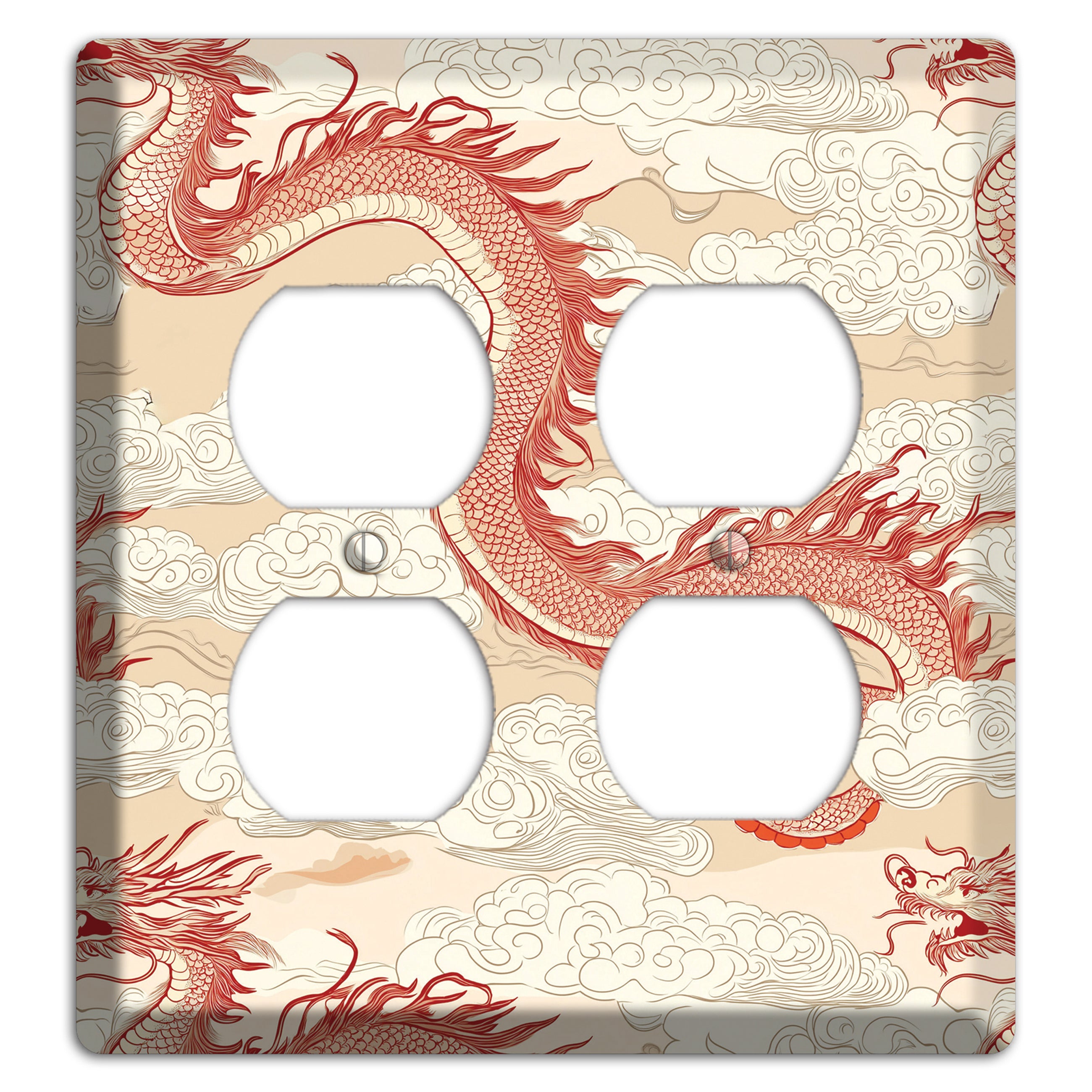 Celestial Dragon Dance 2 Duplex Wallplate