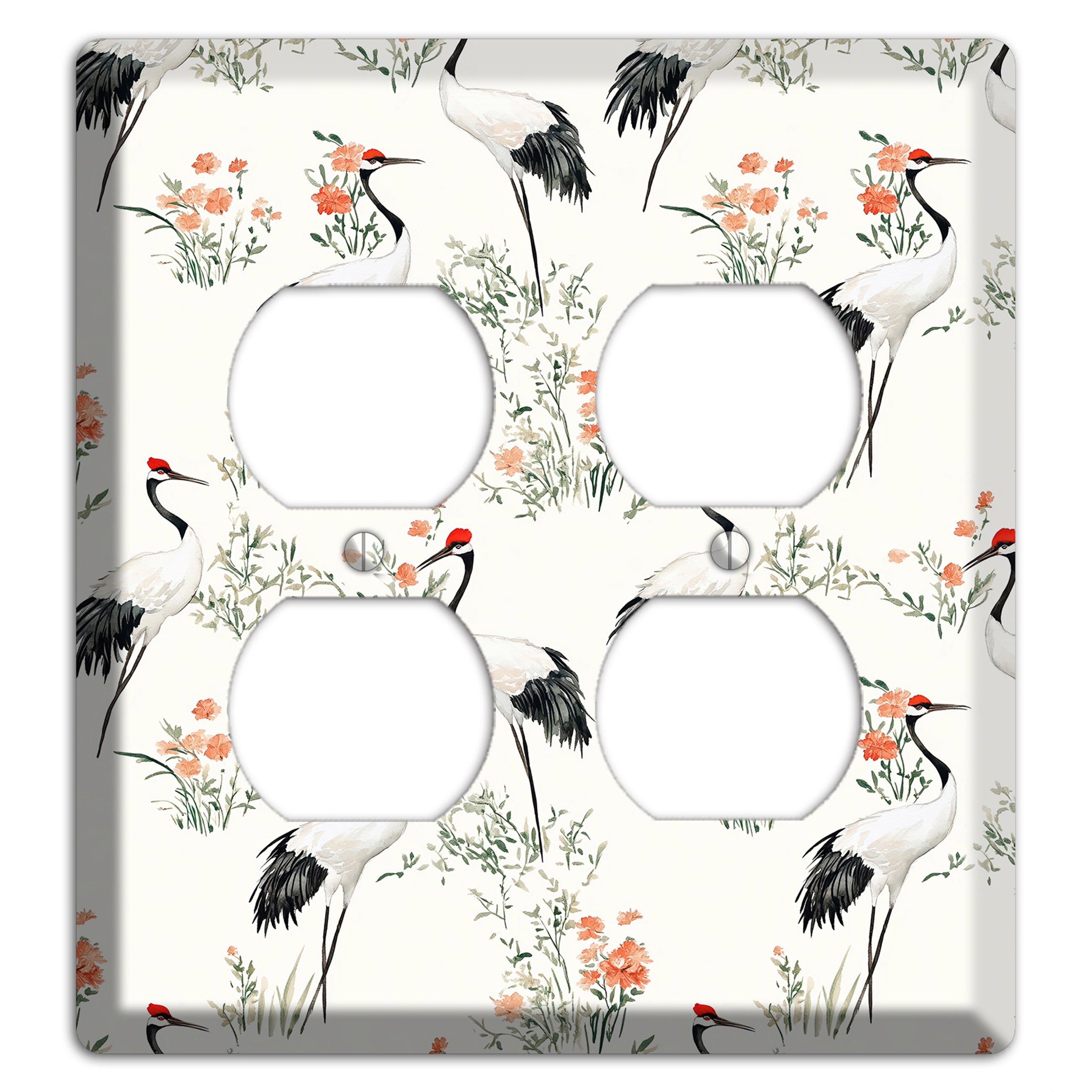 Coral Meadow Flight 2 Duplex Wallplate