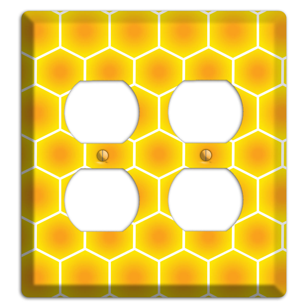 Liquid Gold Grid 2 Duplex Wallplate