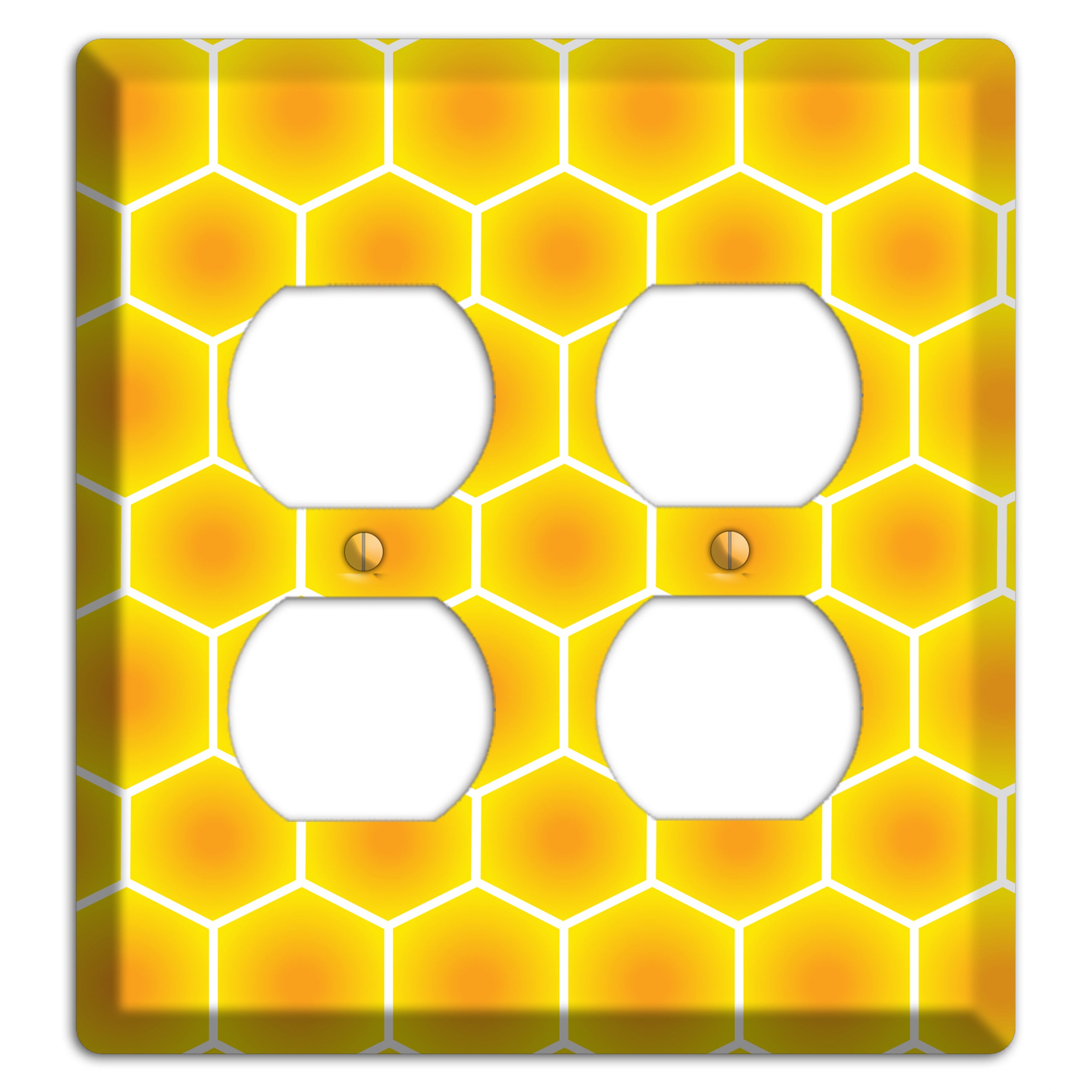 Liquid Gold Grid 2 Duplex Wallplate