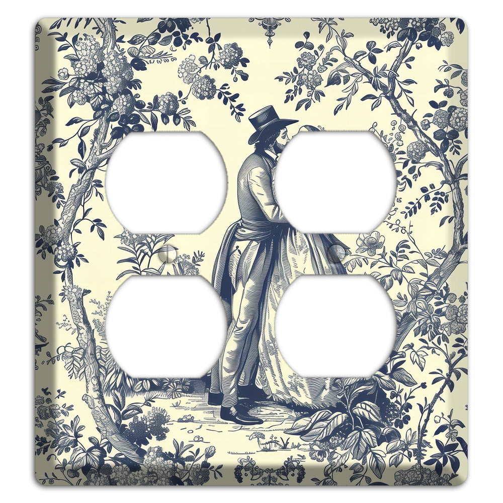 Garden Tryst 2 Duplex Wallplate