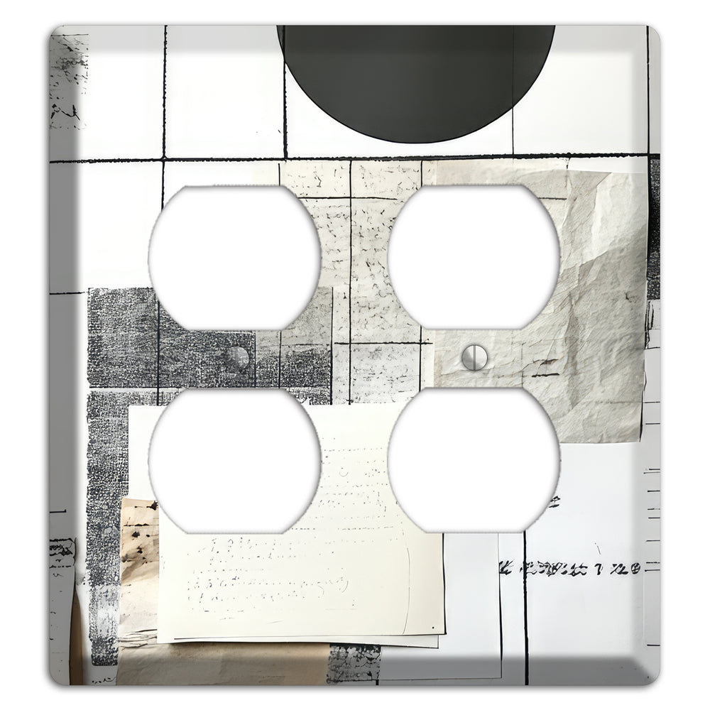 Paper & Memory 2 Duplex Wallplate