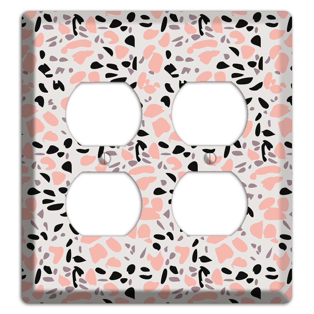 Rose Noir Confetti 2 Duplex Wallplate
