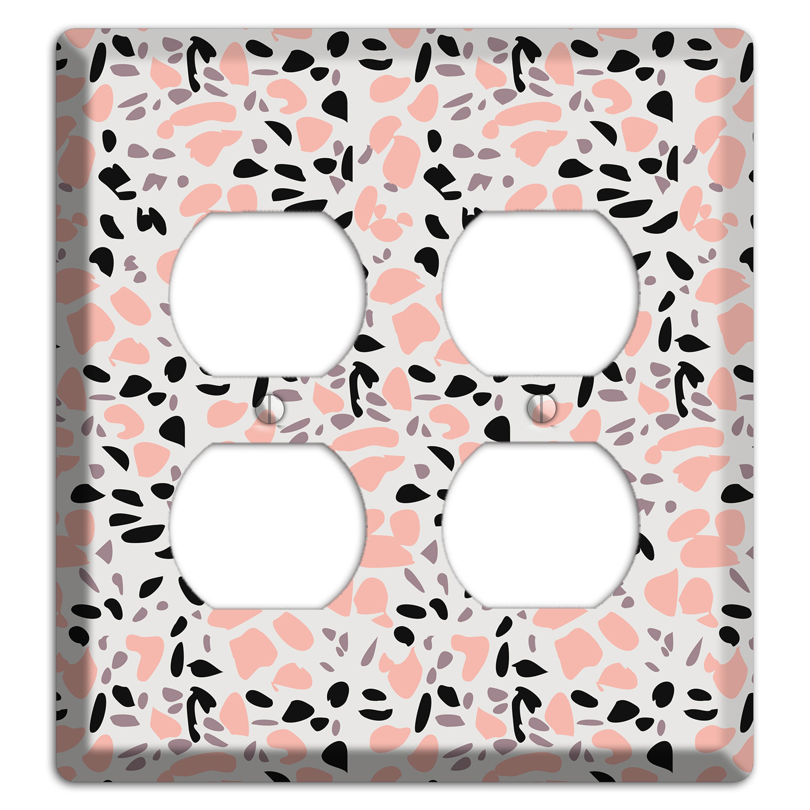 Rose Noir Confetti 2 Duplex Wallplate