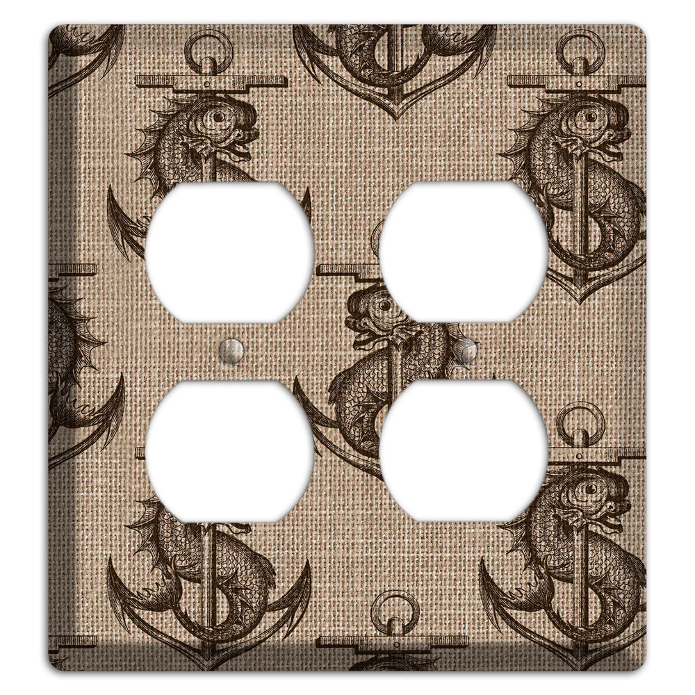 Anchor & Leviathan 2 Duplex Wallplate