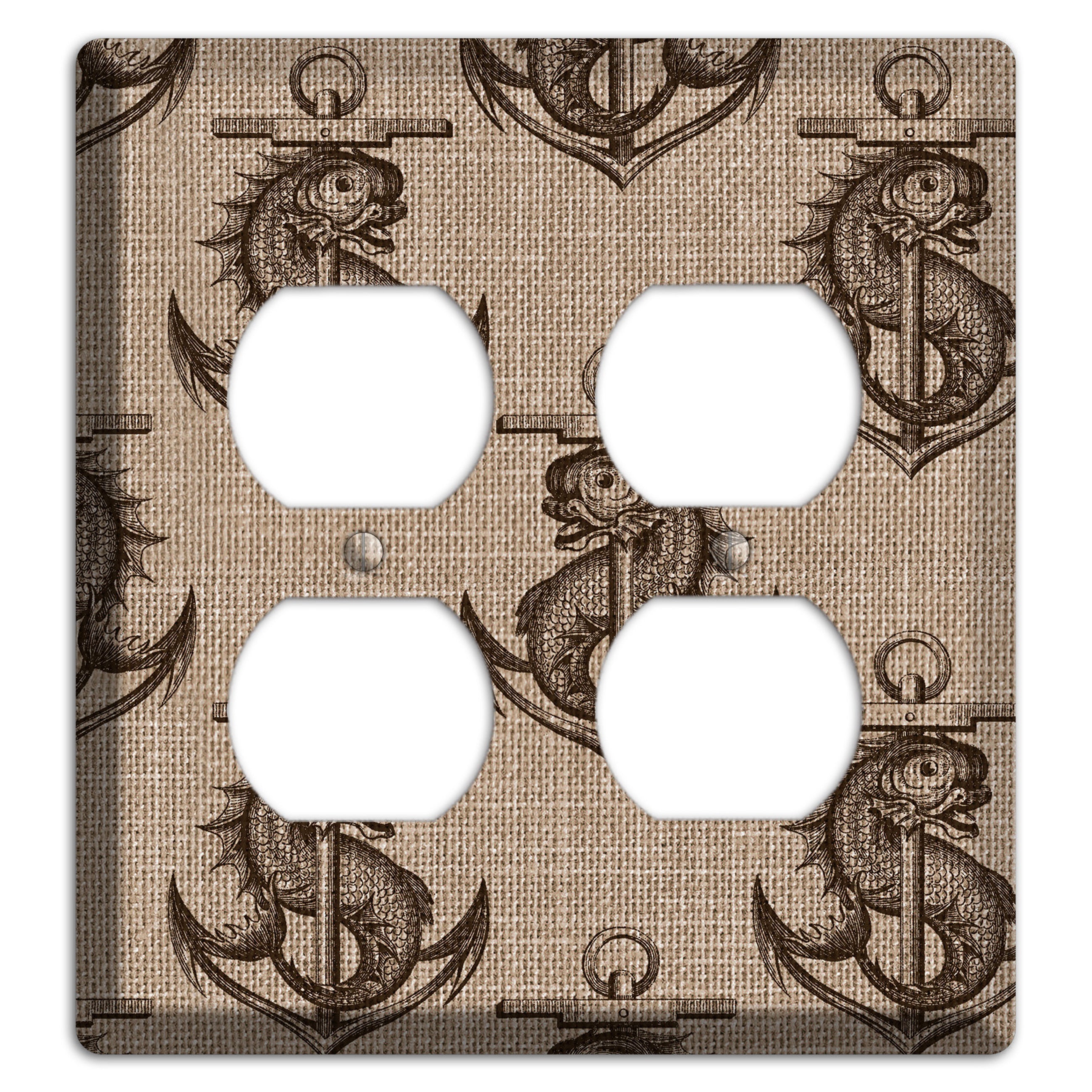 Anchor & Leviathan 2 Duplex Wallplate