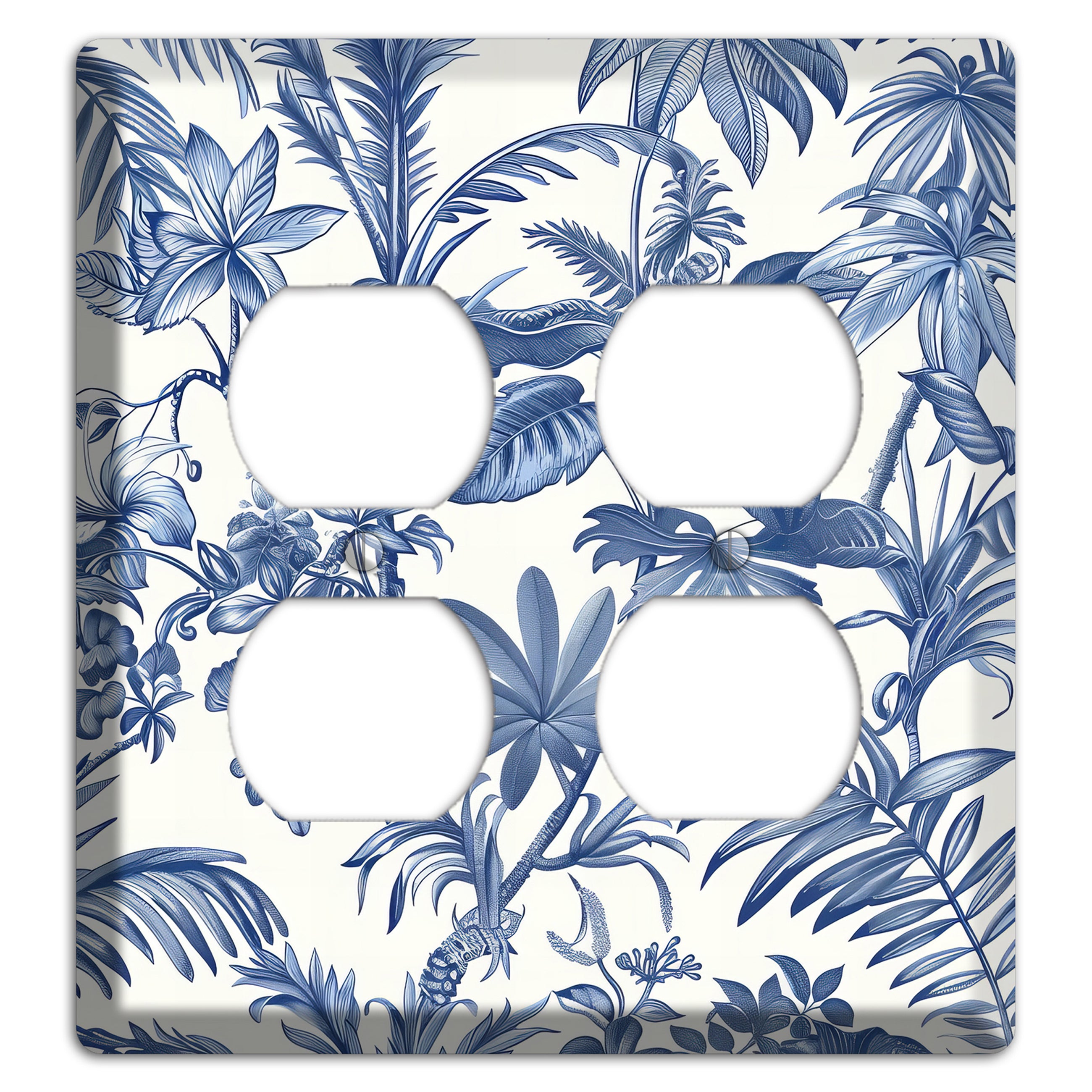 Tropic Indigo Reverie 2 Duplex Wallplate