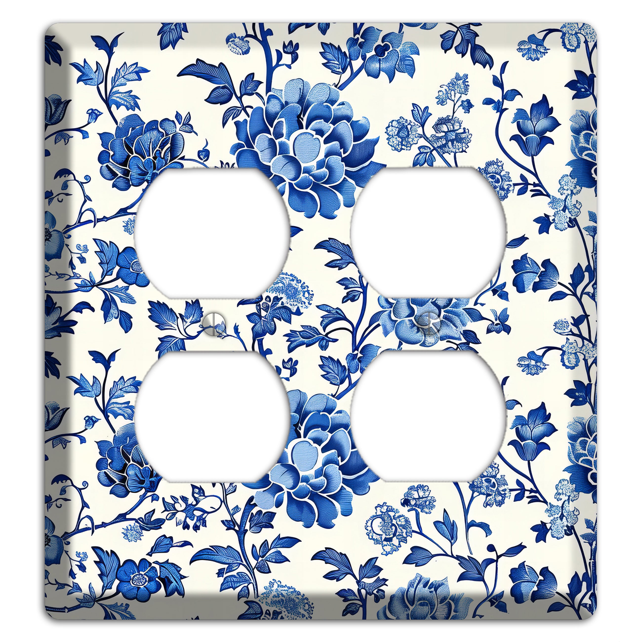 Porcelain Garden Reverie 2 Duplex Wallplate