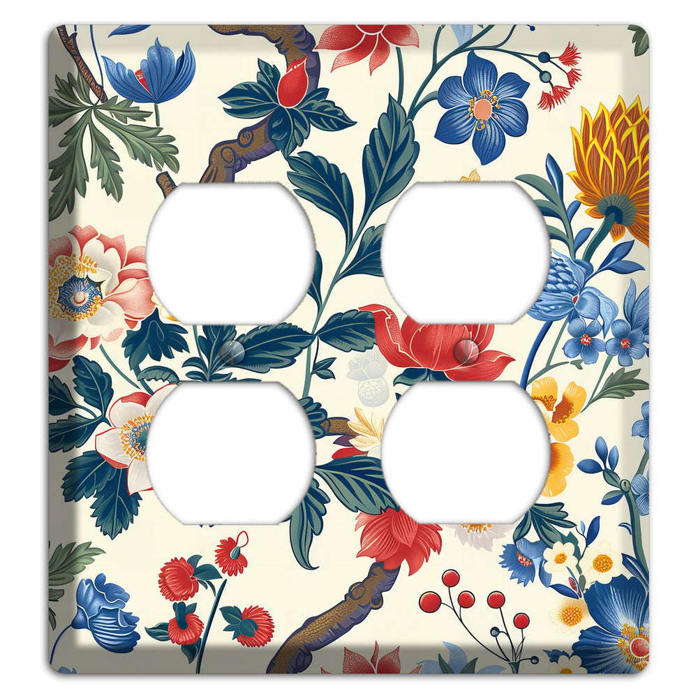 Cottage Garden Reverie 2 Duplex Wallplate