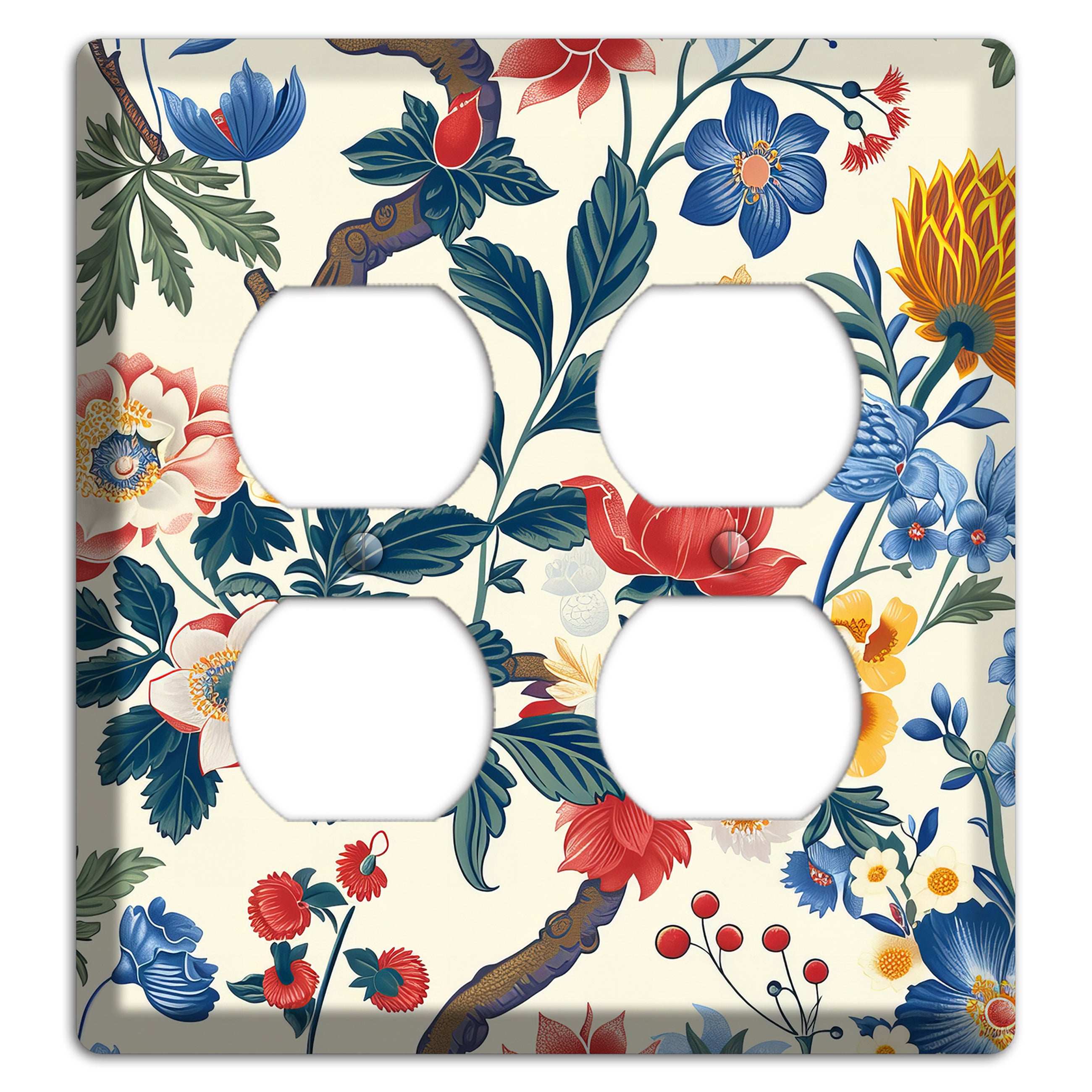 Cottage Garden Reverie 2 Duplex Wallplate