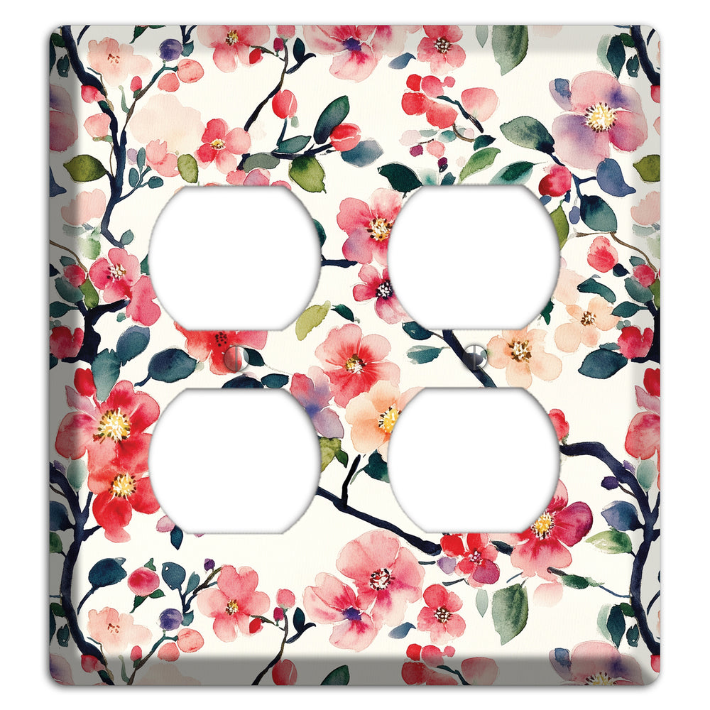 Blossom & Bough 2 Duplex Wallplate