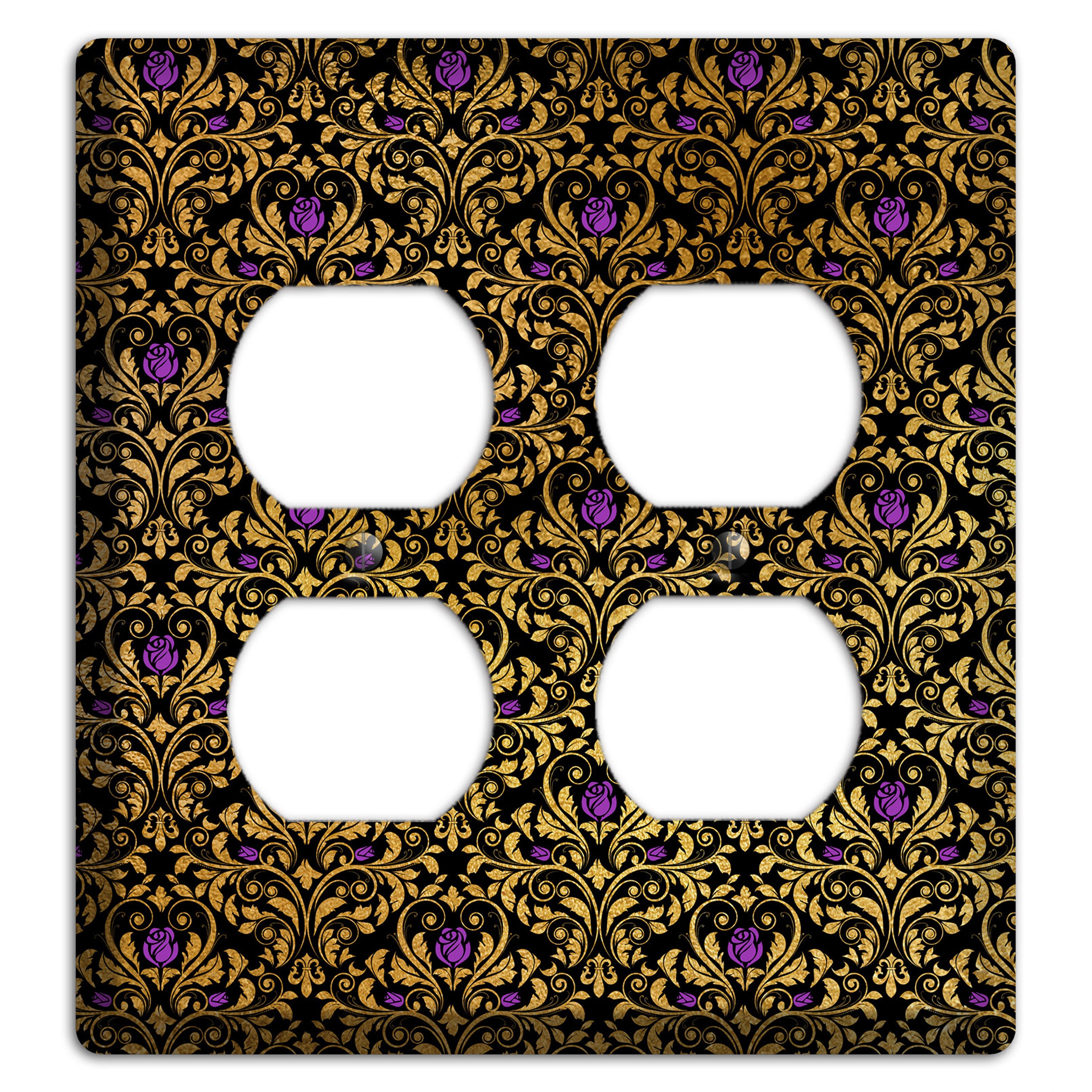 Gilded Masquerade 2 Duplex Wallplate
