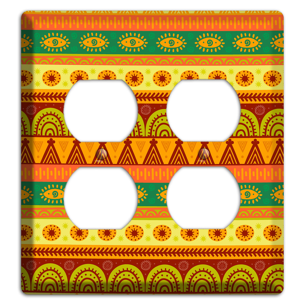 Ethnic Harmony 2 Duplex Wallplate