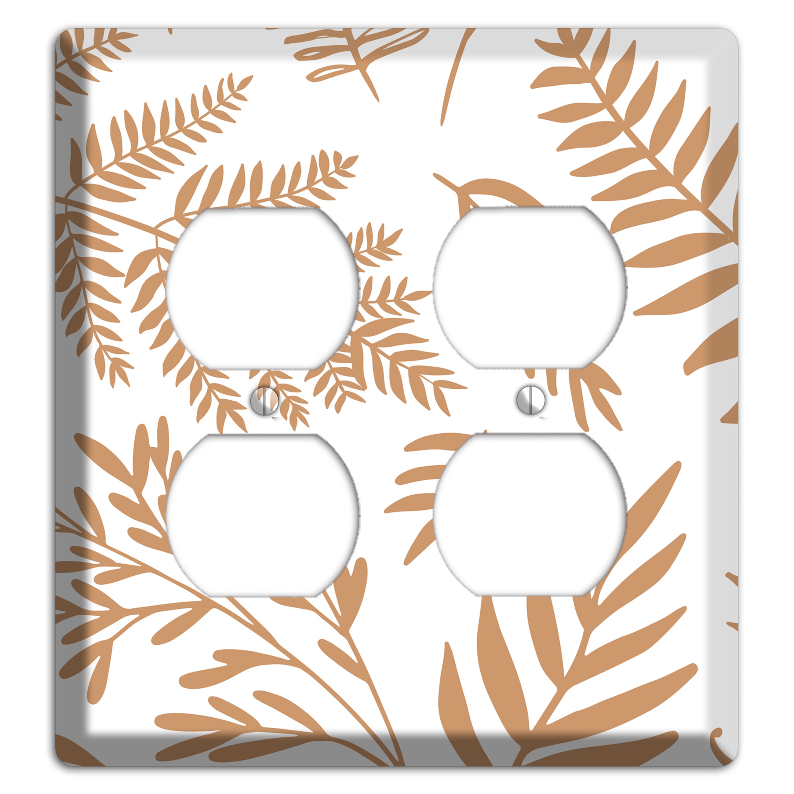 Scattered Fronds 2 Duplex Wallplate