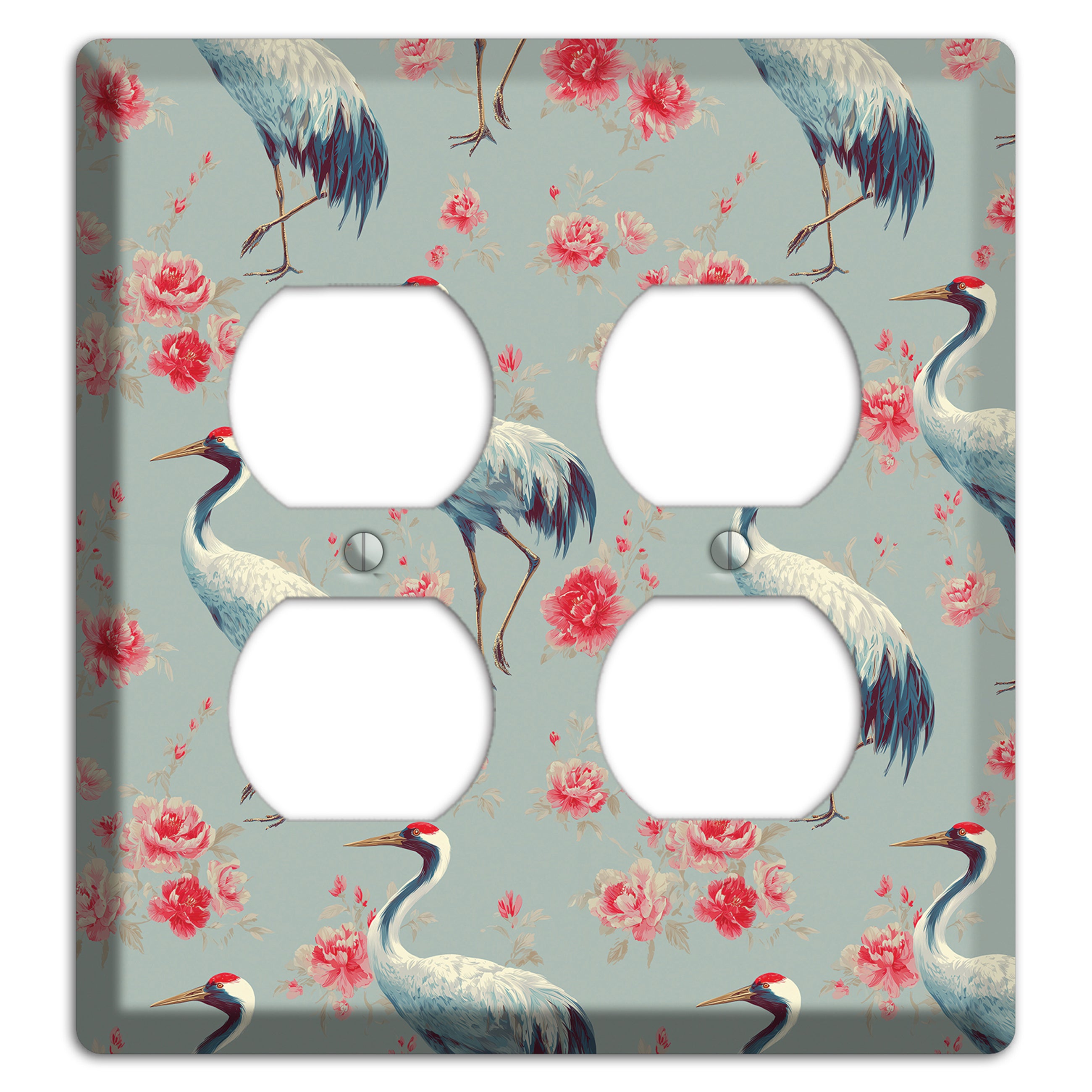 Rose Mist Vigil 2 Duplex Wallplate