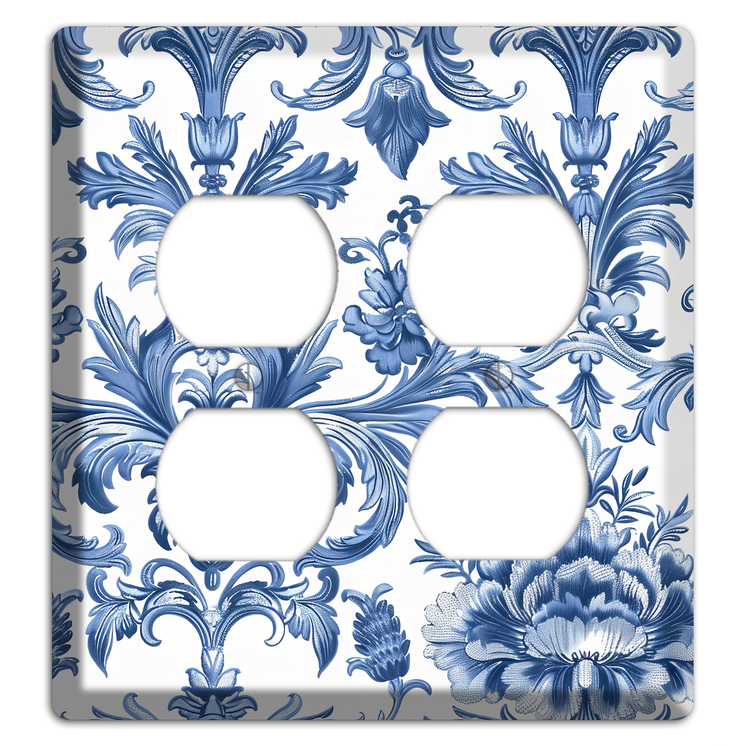 Porcelain Garden Reverie 2 Duplex Wallplate