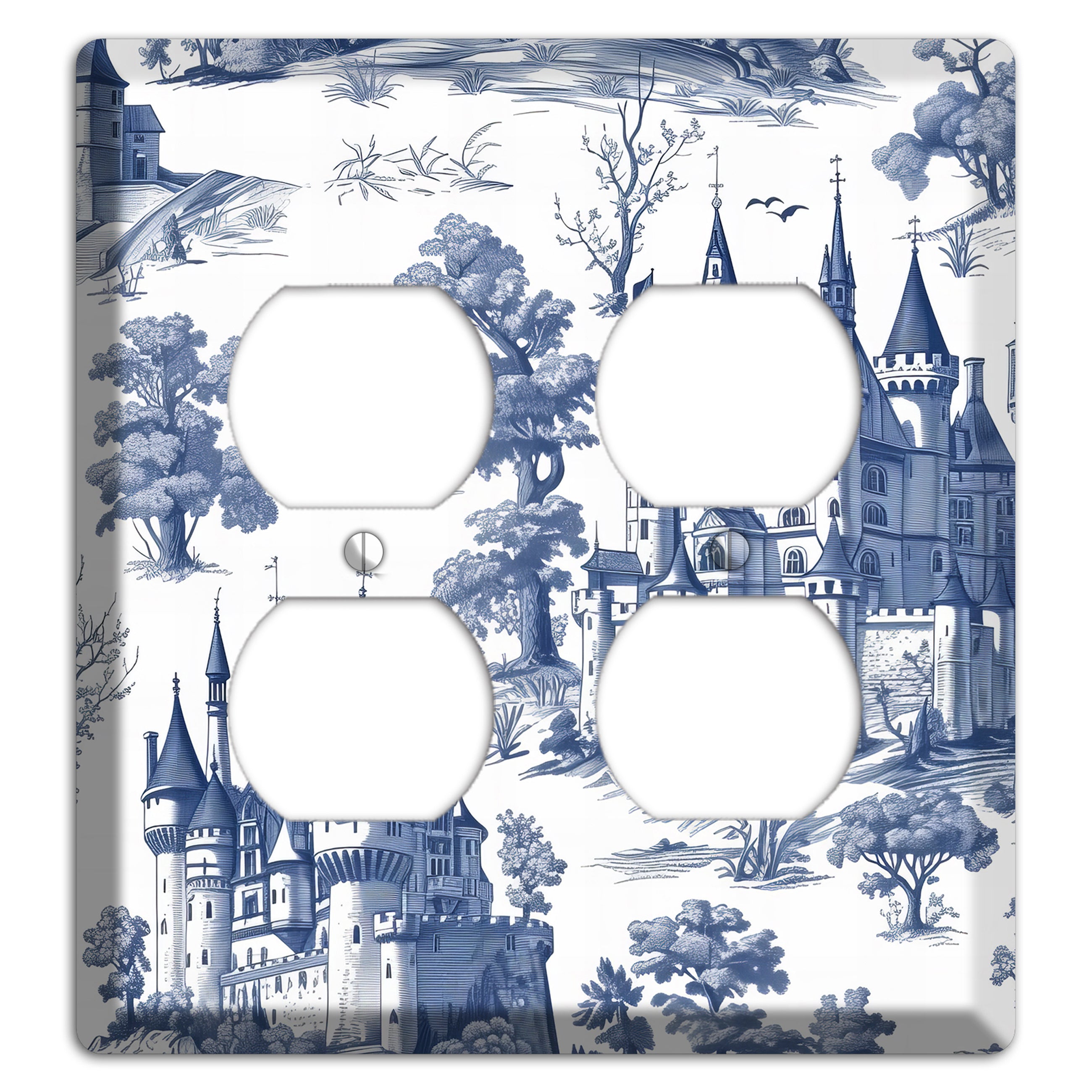 Fortress & Fog 2 Duplex Wallplate