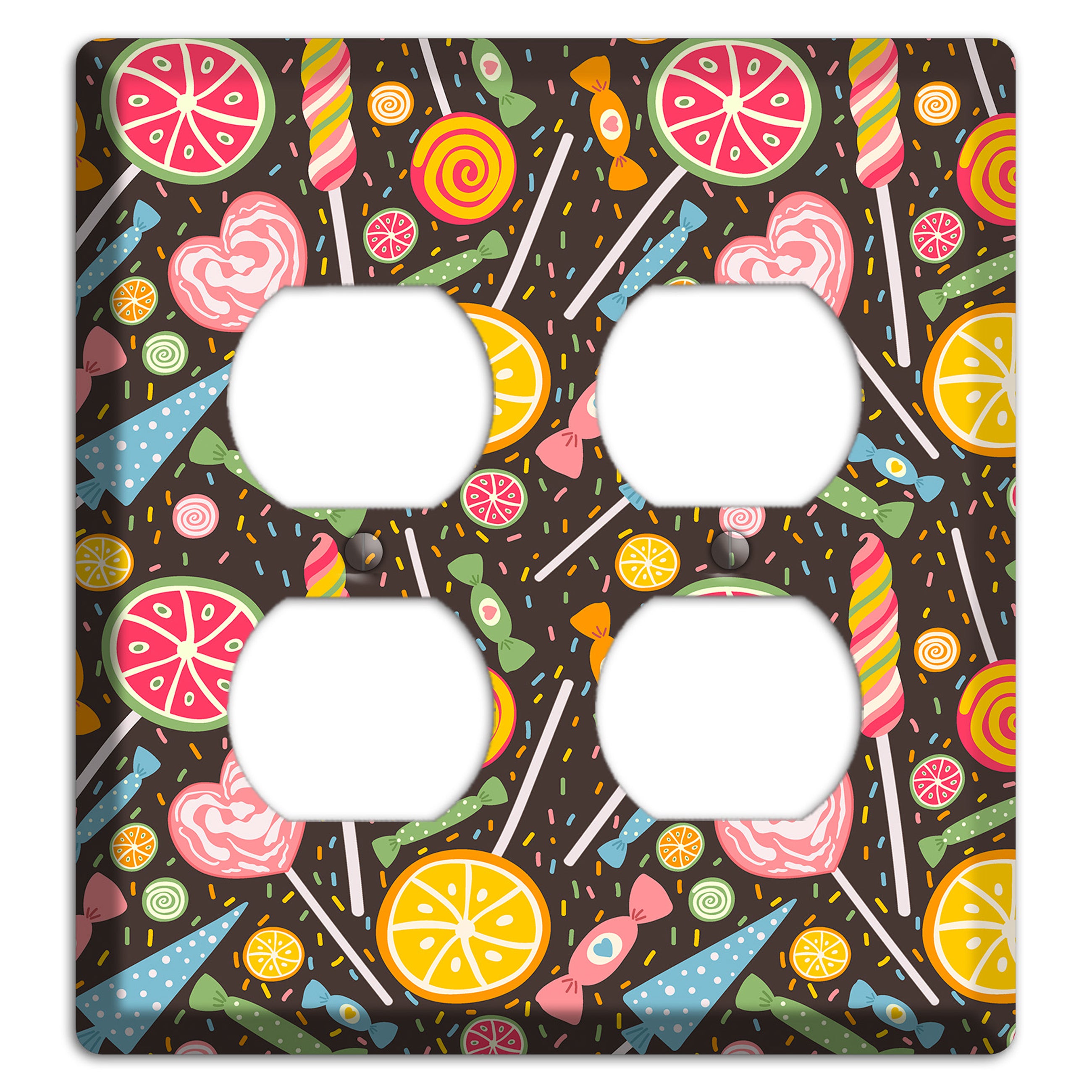 Candy Carnival (Dark) 2 Duplex Wallplate