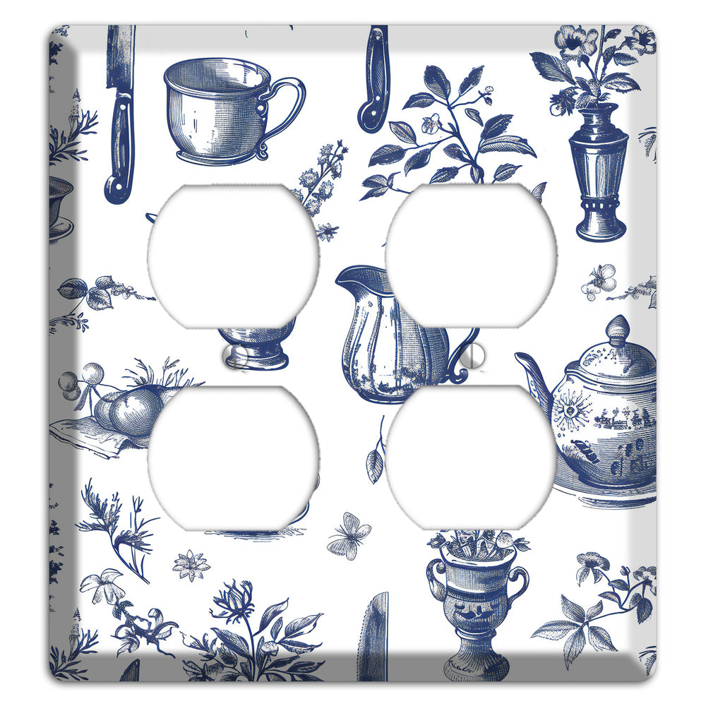 Pantry & Petal 2 Duplex Wallplate