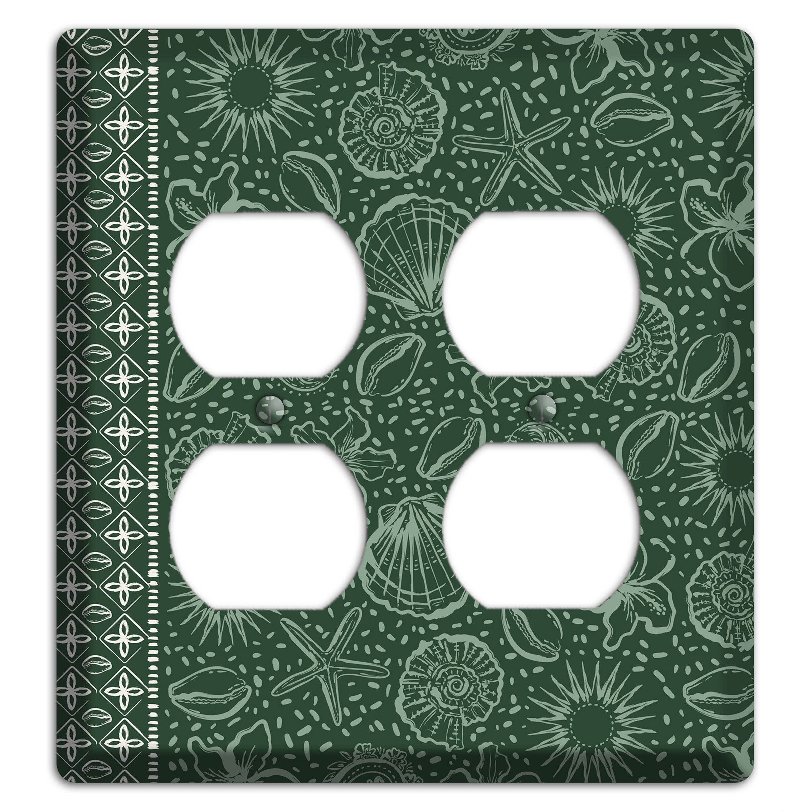Emerald Tide Reliquary 2 Duplex Wallplate