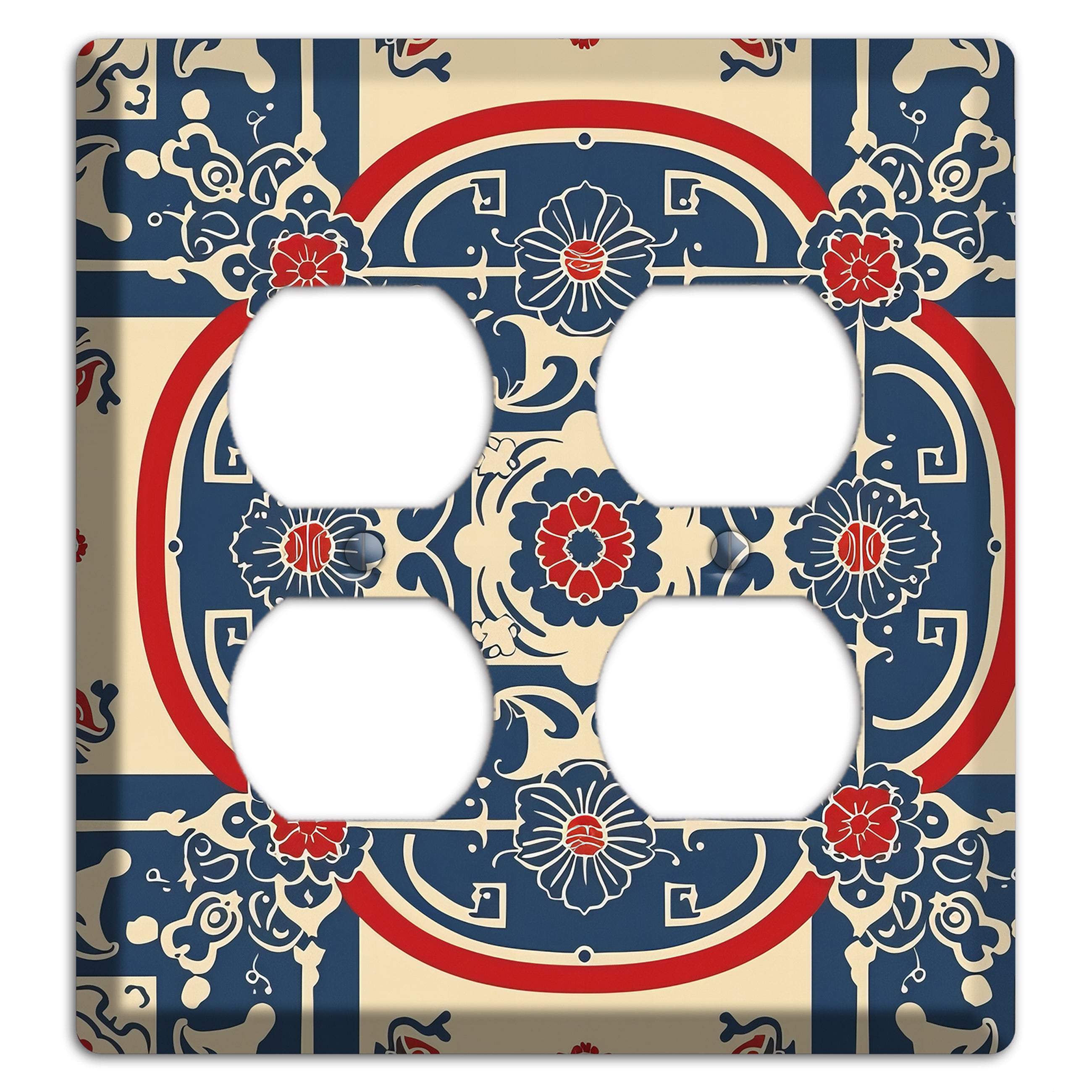Imperial Medallion Court 2 Duplex Wallplate