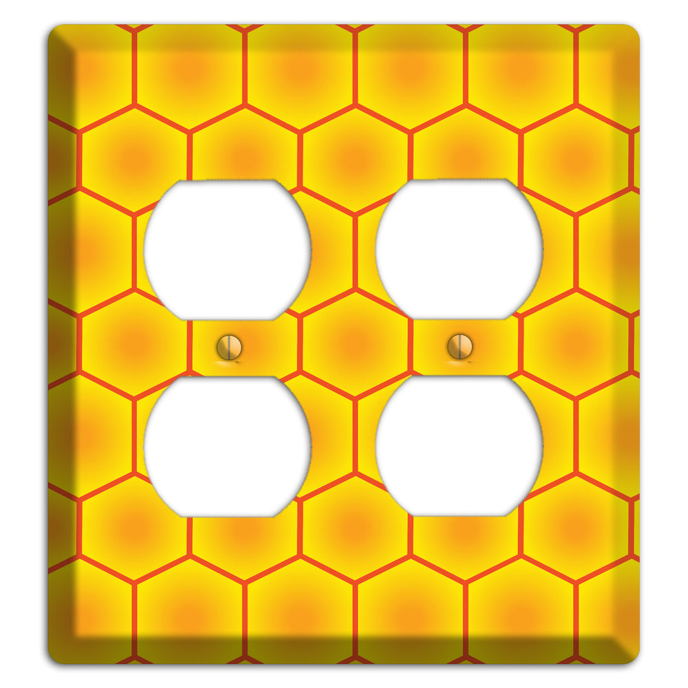Golden Vault Cells 2 Duplex Wallplate