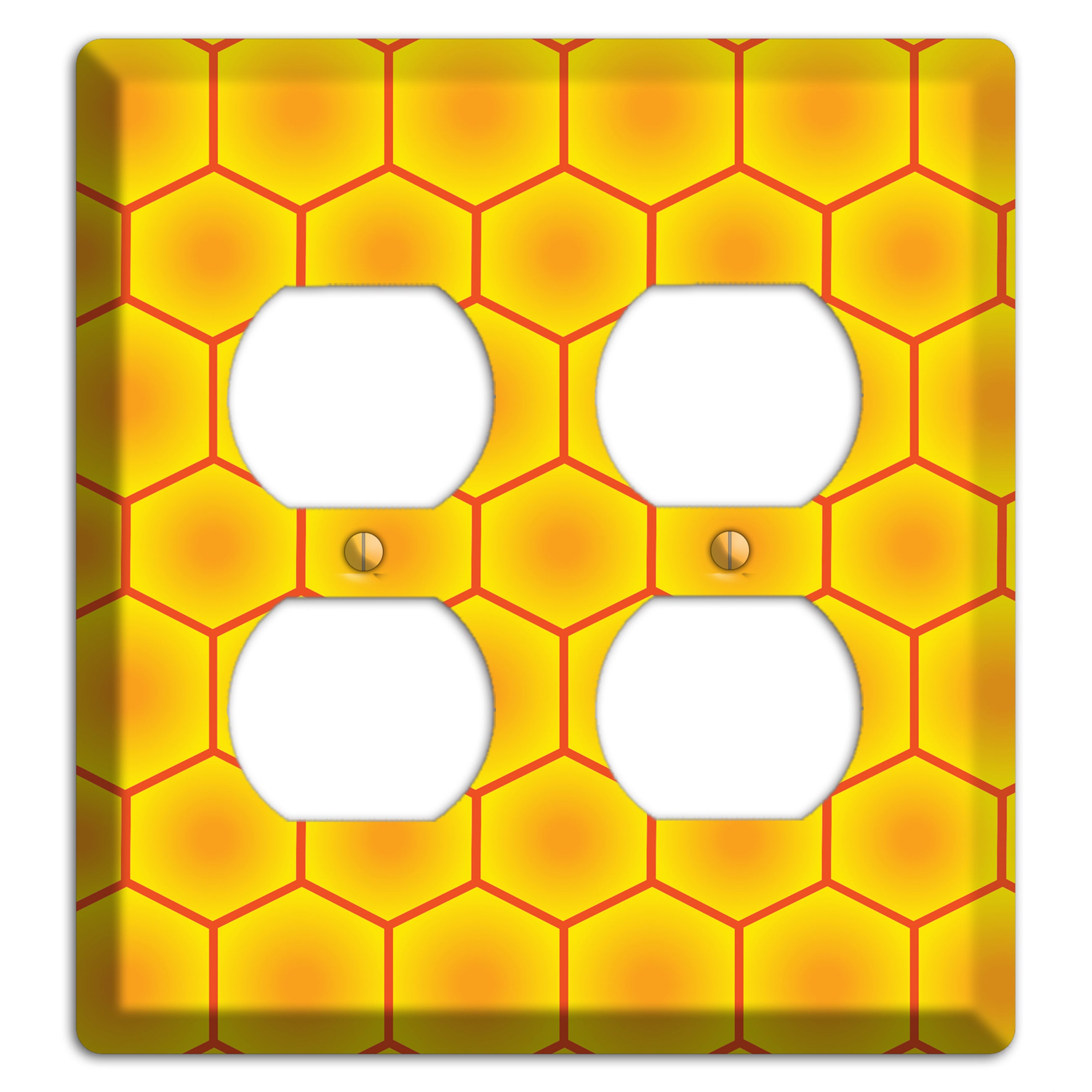 Golden Vault Cells 2 Duplex Wallplate
