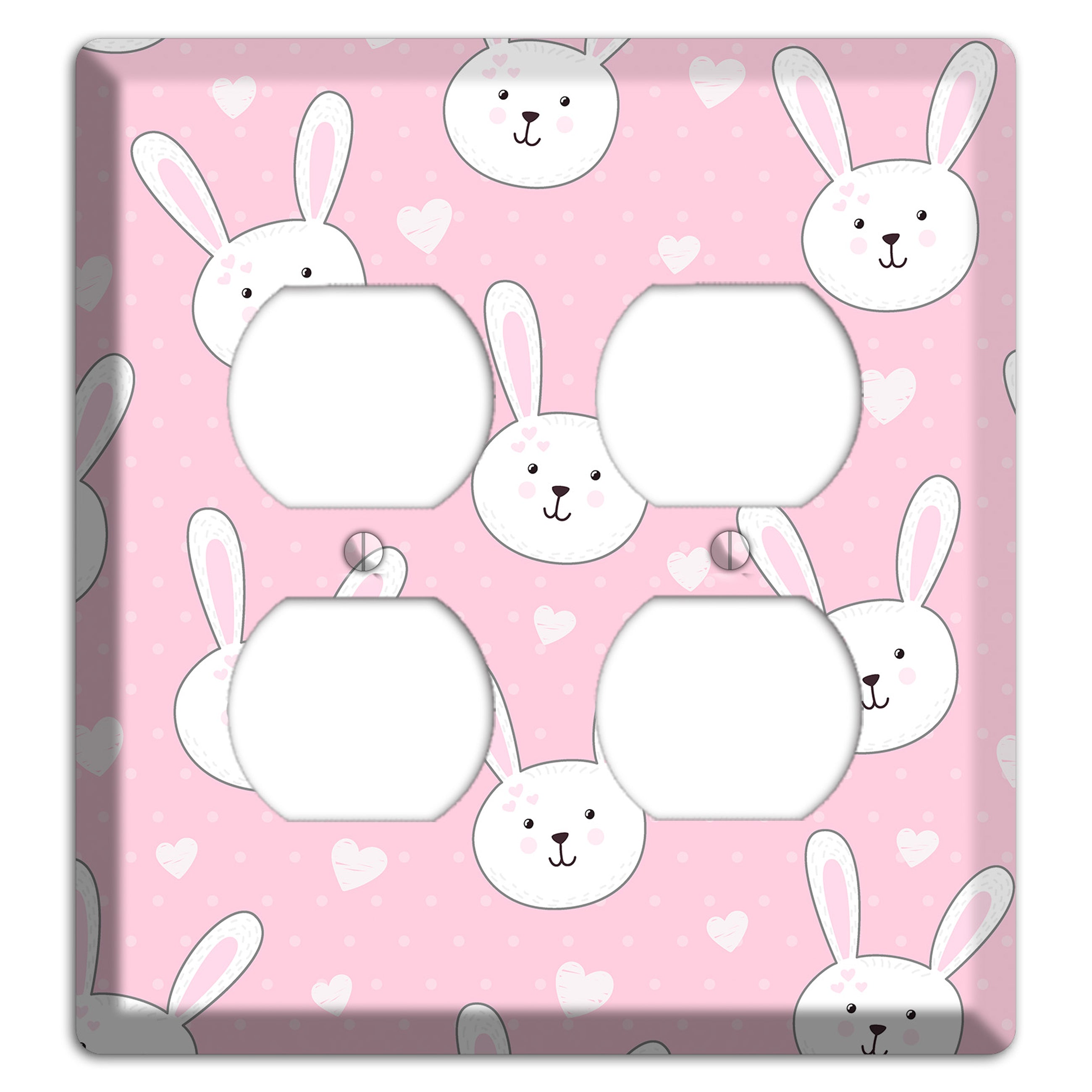 Bunny Love 2 Duplex Wallplate