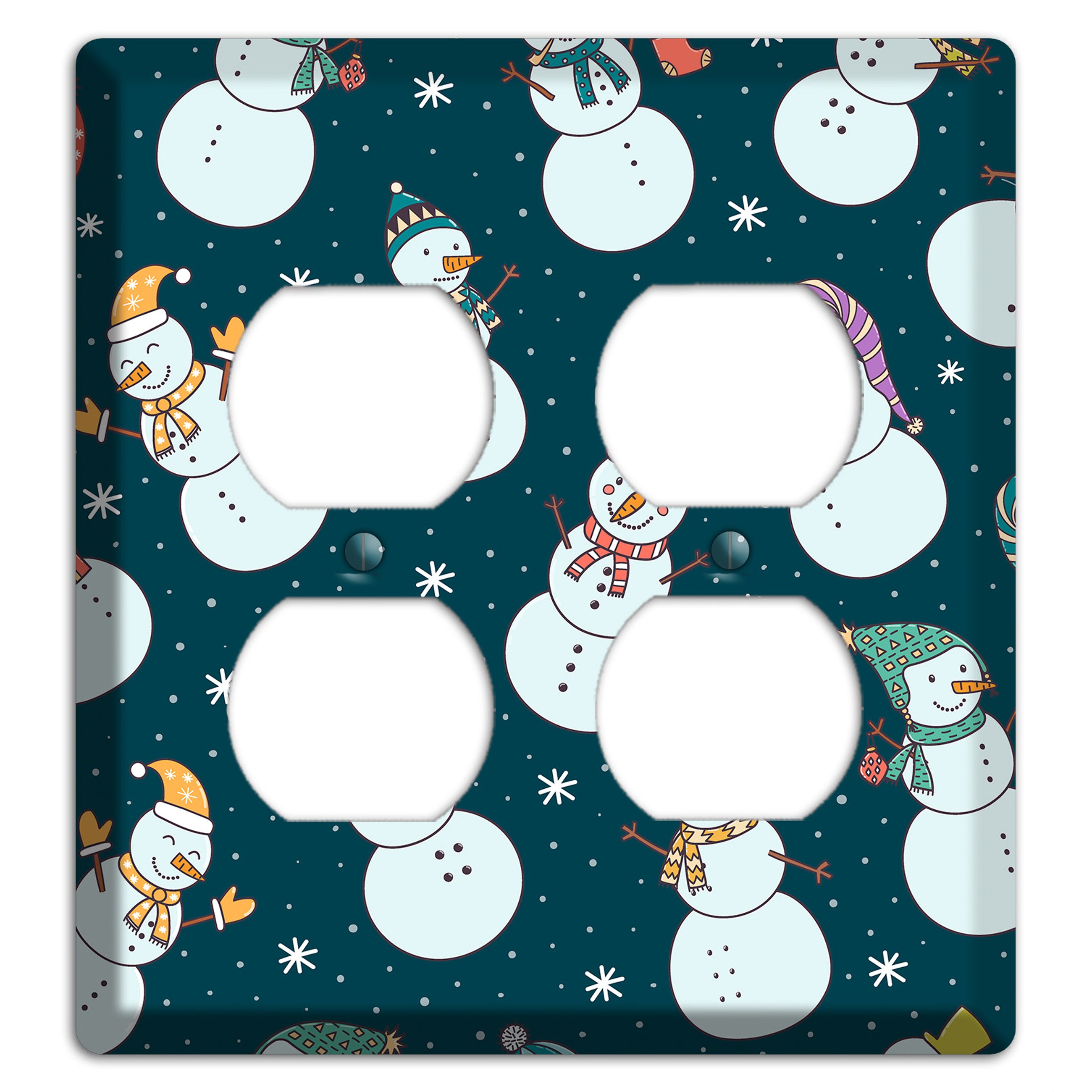 Snowman Celebration 2 Duplex Wallplate
