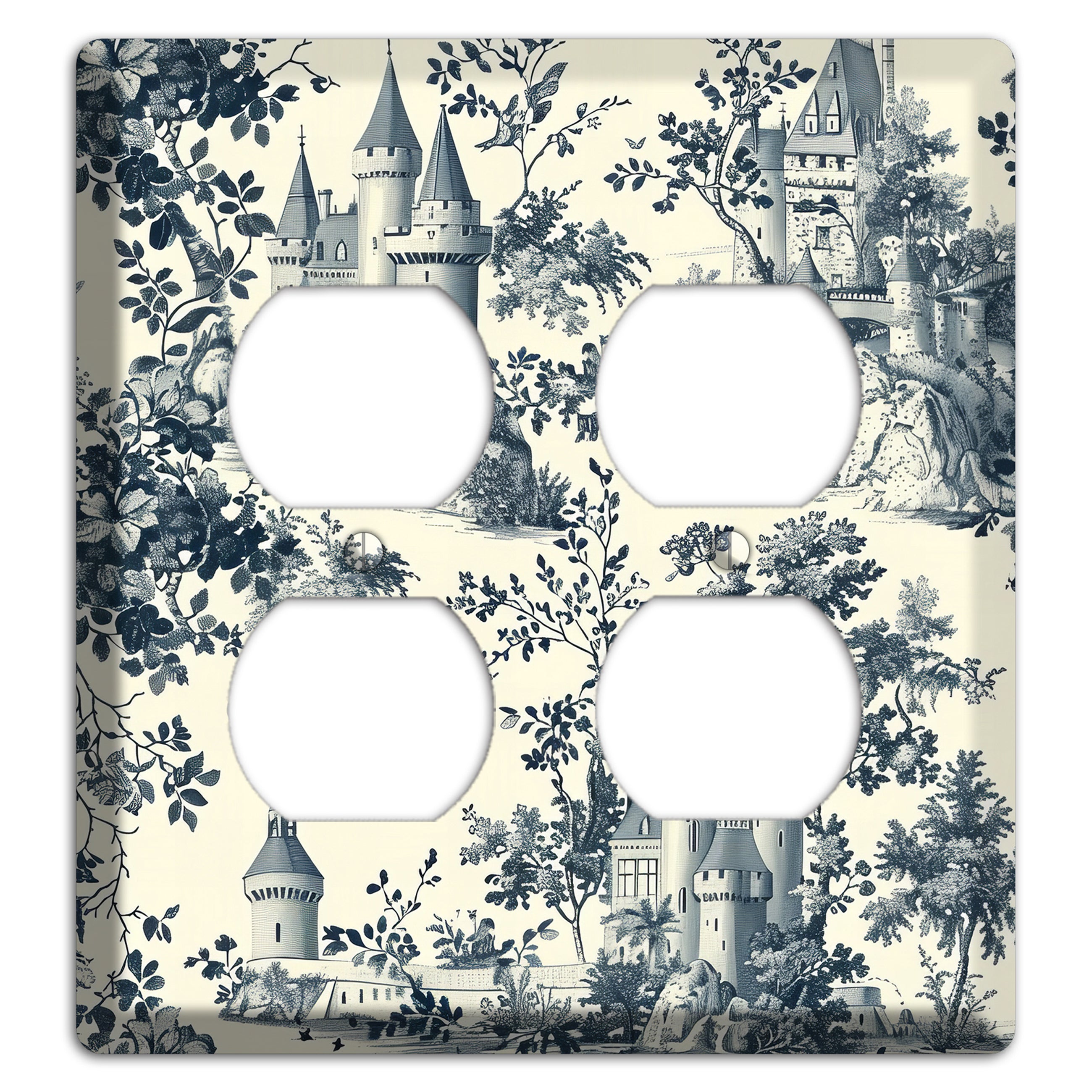 Castle & Crown 2 Duplex Wallplate