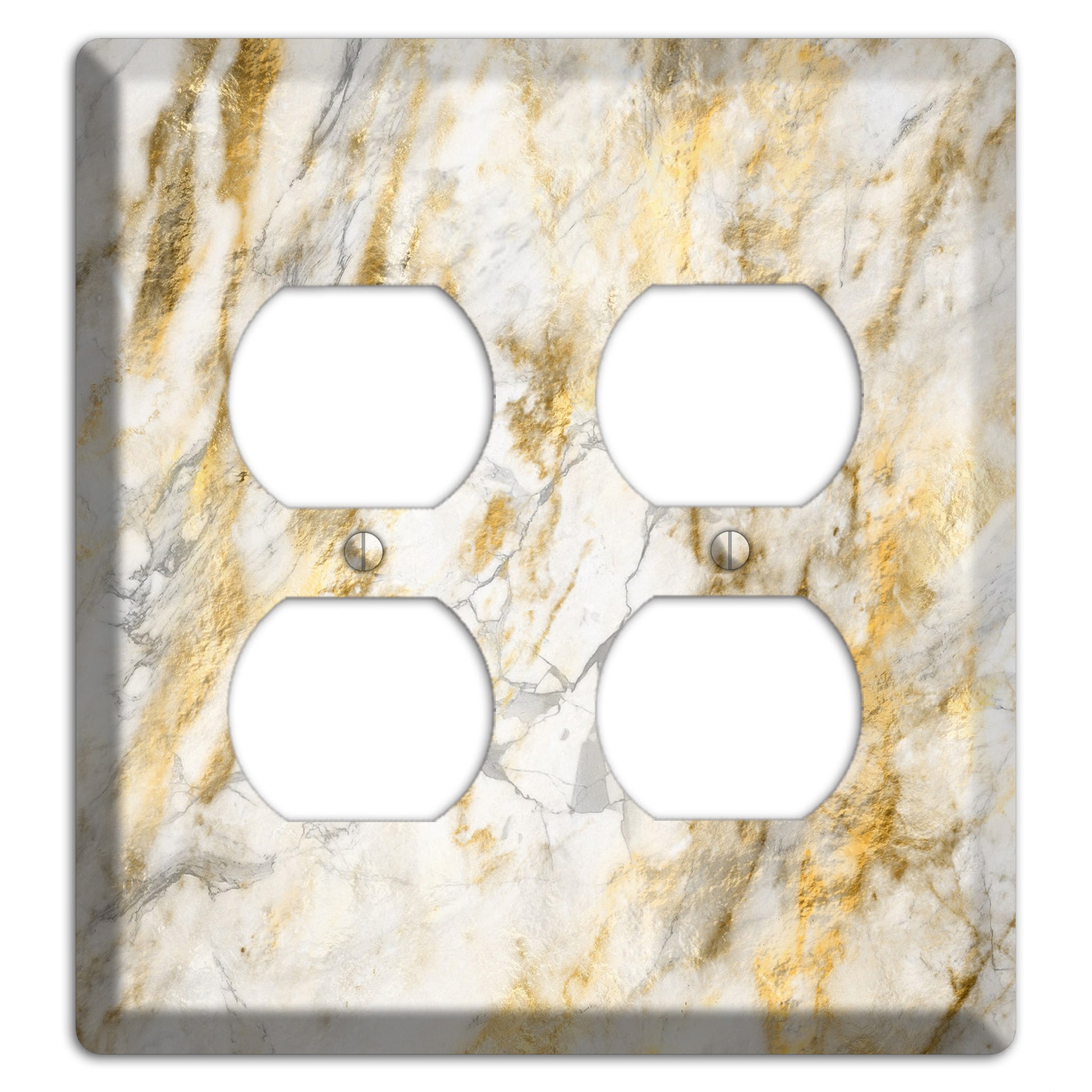 Marigold Marble 2 Duplex Wallplate