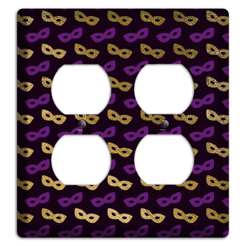 Midnight Masque 2 Duplex Wallplate