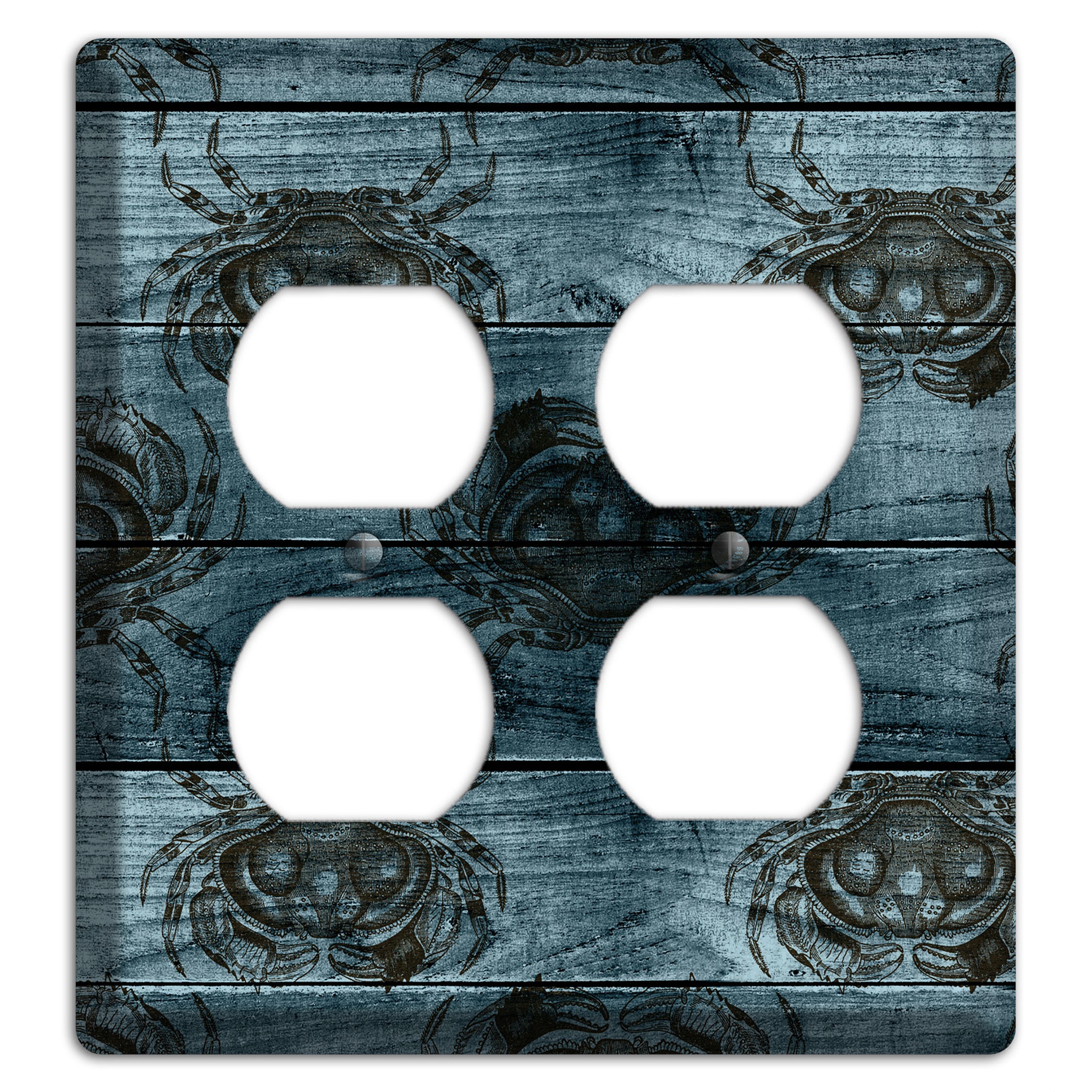 Crabby Waters 2 Duplex Wallplate