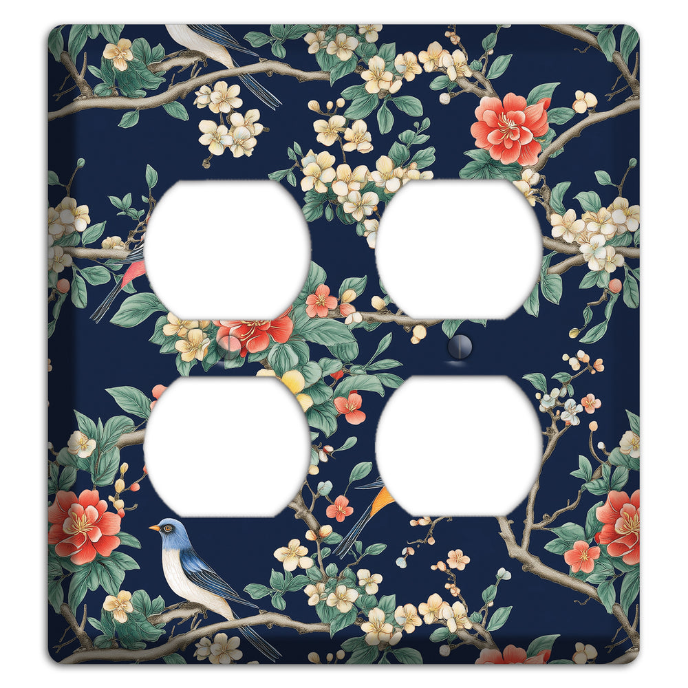 Songbirds & Blossoms 2 Duplex Wallplate