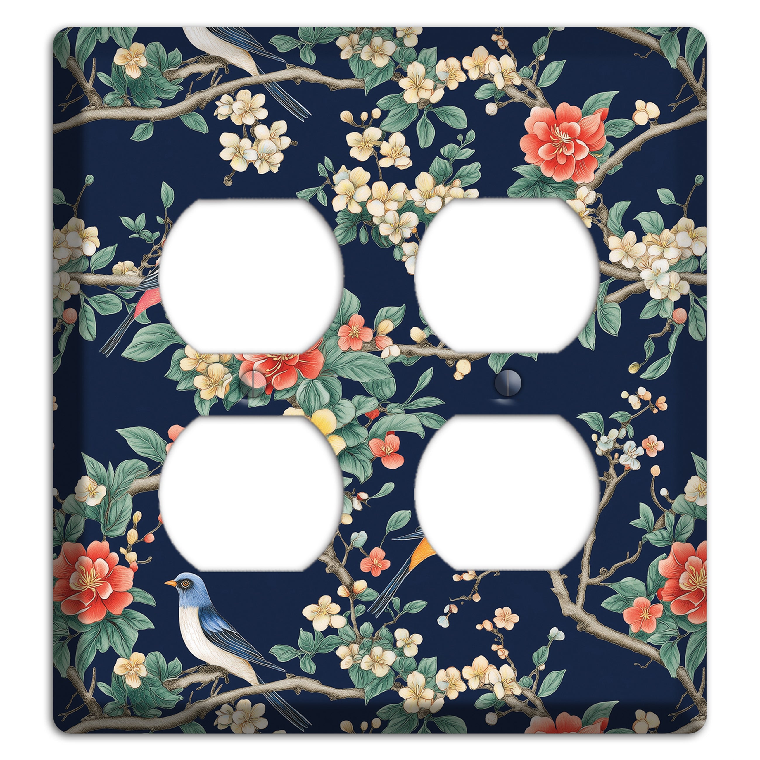 Songbirds & Blossoms 2 Duplex Wallplate