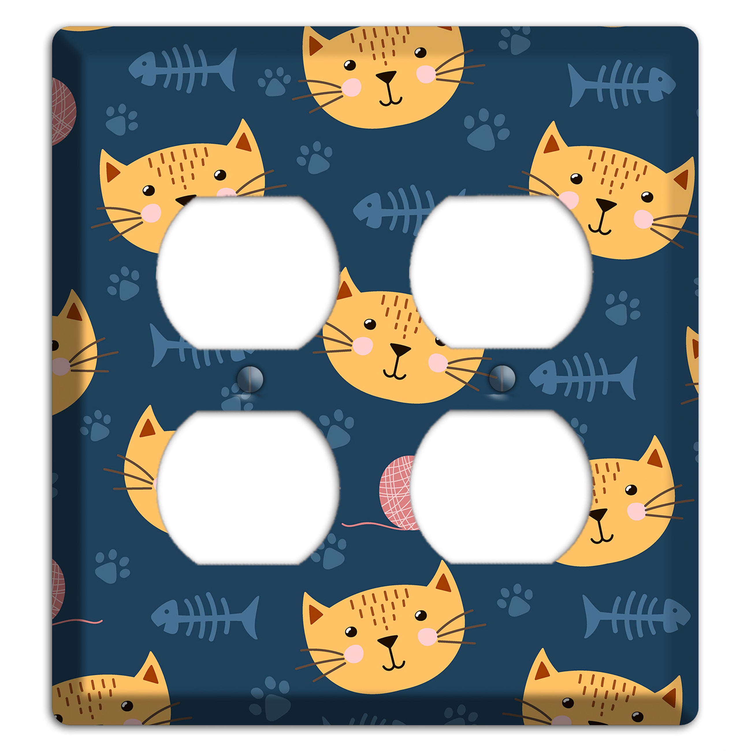 Cat Nap Parade 2 Duplex Wallplate