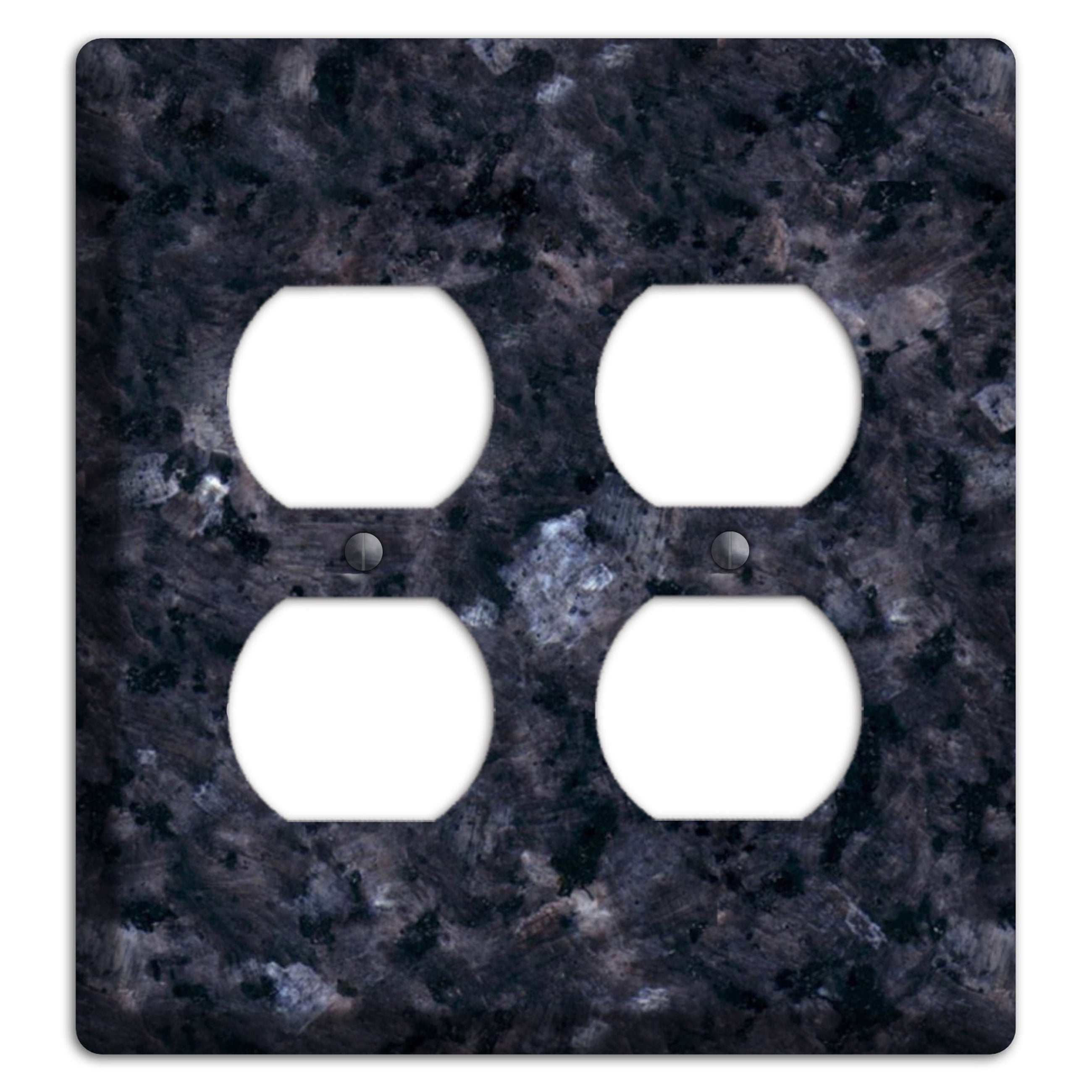 Blue Pearl Granite 2 Duplex Wallplate